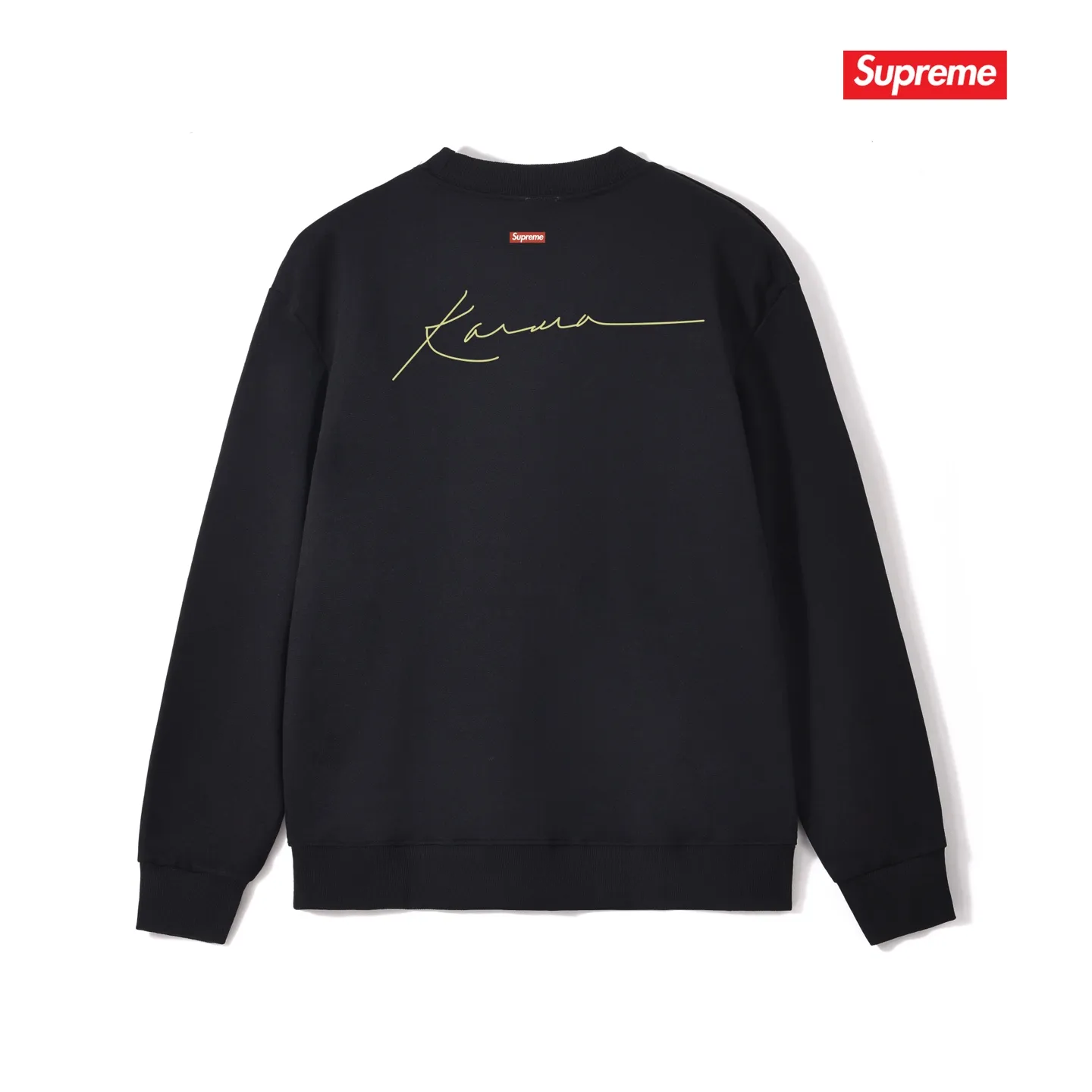 Style No. S1034 #terry p150💰 Velvet 160💰 Supreme Pharoah Sanders Tee Saxophone character avatar round neck sweatshirt Made of 400 grams of large terry (drop shoulder large version) fabric, soft and non-pilling texture, imported environmentally friendly printing glue, bright and three-dimensional pattern, quality 💥Male and female, the upper body is fashionable Color: black white gray Size: S M L XL XXL