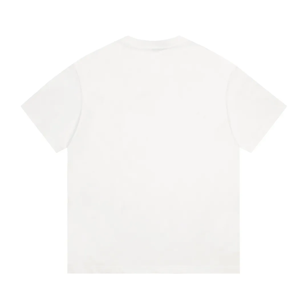 #S02 P110💰 Balenciaga co-branded Supreme printed short-sleeved, loose fit, made of 260g combed cotton double yarn, all three standards from fabrics to accessories, ZP, imported Matsui company slurry printing will never crack, the whole piece is made of three-needle five-thread technology (neckline-shoulder seam-sleeve seam double line, looks more three-dimensional and textured) consistent with the original version, classic version Feel free to compare zp. The whole piece adopts three-needle five-thread craftsmanship. The neckline-shoulder seam-sleeve seam is double-threaded, which looks more three-dimensional and textured.) It has the same craftsmanship as the original original, classic version. Color: White Size: S M L XL XXL