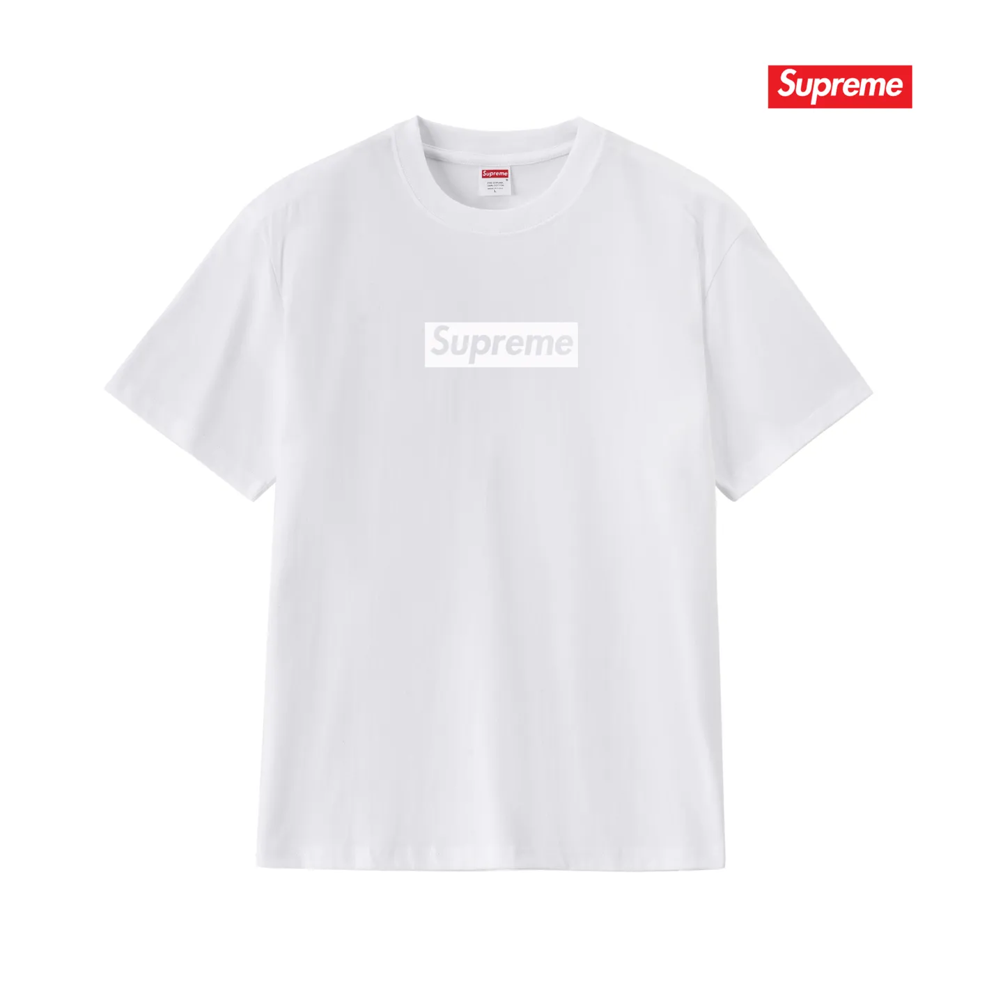S229 P110💰 Sup 76SS Tonal Box Logo Tee Same color Bogo pure cotton short-sleeved loose casual T-shirt. Loose fit. Made of 260g combed cotton double yarn. All three standards are complete from fabrics to accessories. ZP. Imported Matsui company slurry printing will never crack. The whole piece adopts three-needle five-thread technology. The neckline-shoulder seam-sleeve seam is double-lined, which looks more three-dimensional and textured. The same process as the original version, classic version. Feel free to compare zp. The whole piece adopts three-needle five-thread craftsmanship (neckline-shoulder seam-sleeve seam double thread, which looks more three-dimensional and textured). It has the same craftsmanship as the original original, classic version. Color: black, white, light gray, pink, navy. Size: S M L XL XXL