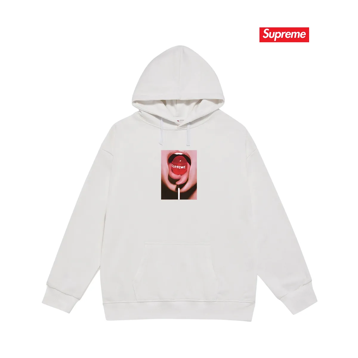 Style No. S2087 #terry P160💰 Velvet P170💰 Supreme FW24 WEEK1 Tera Patrick Tee Classic cotton printed hooded sweatshirt Made of 400g large terry 430g silver fox velvet (drop shoulder large version) fabric, soft texture and no pilling Imported environmentally friendly printing glue The pattern is bright and three-dimensional Quality 💥Same style for men and women The upper body is trendy Color: black white Gray Size: S M L XL XXL