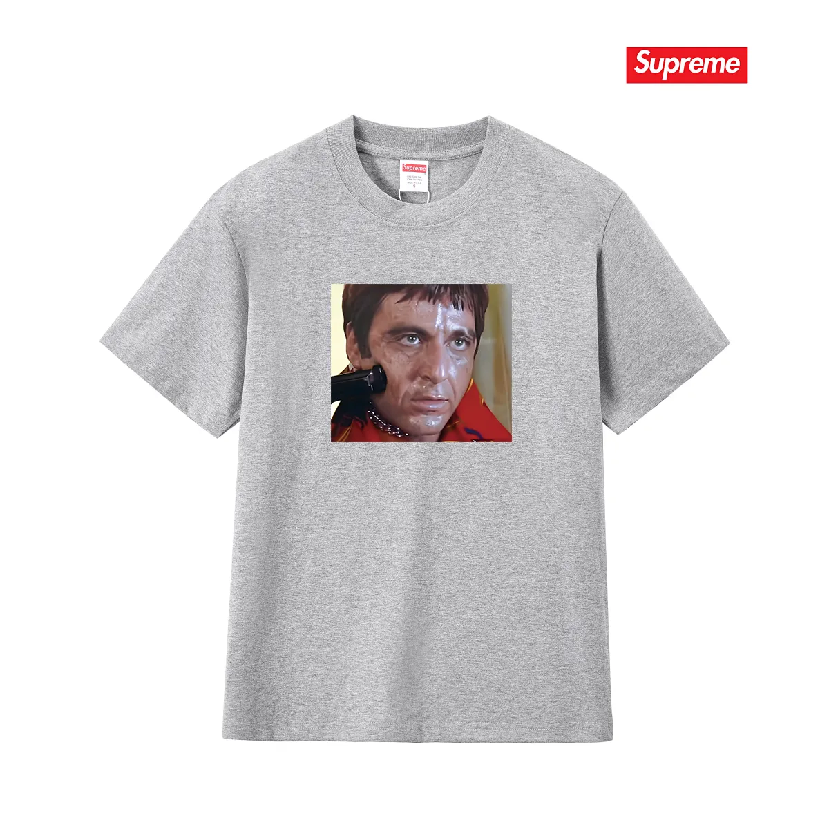 Supreme The whole piece is made with a three-needle five-thread process. The neckline-shoulder seam-sleeve seam is double-lined, and it looks more three-dimensional and textured. The process is the same as the authentic original version. The classic version. Feel free to compare zp. The whole piece is made of a three-needle five-thread process. The neckline-shoulder seam-sleeve seam is double-threaded, which looks more three-dimensional and textured. The process is the same as the authentic original version. The classic version. Color: Black White Light Gray Pink Navy Size: S M L XL XXL