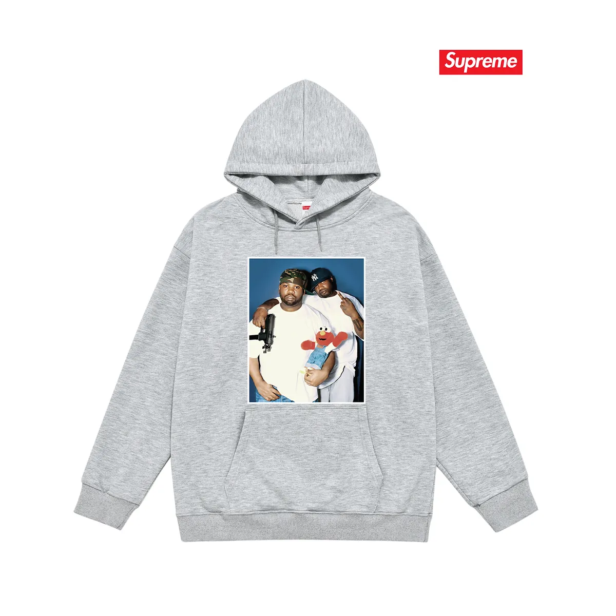 Style No. S2182 #terry P160💰 Plus velvet P170💰 Sup new Komi Frog Tyson Mafia hooded sweatshirt Made of 400g large terry 430g silver fox velvet (off-shoulder large version) fabric, soft texture and no pilling Imported environmentally friendly printing glue The pattern is bright and three-dimensional Quality 💥Same style for men and women The upper body is trendy Color: black white gray Size: S M L XL XXL