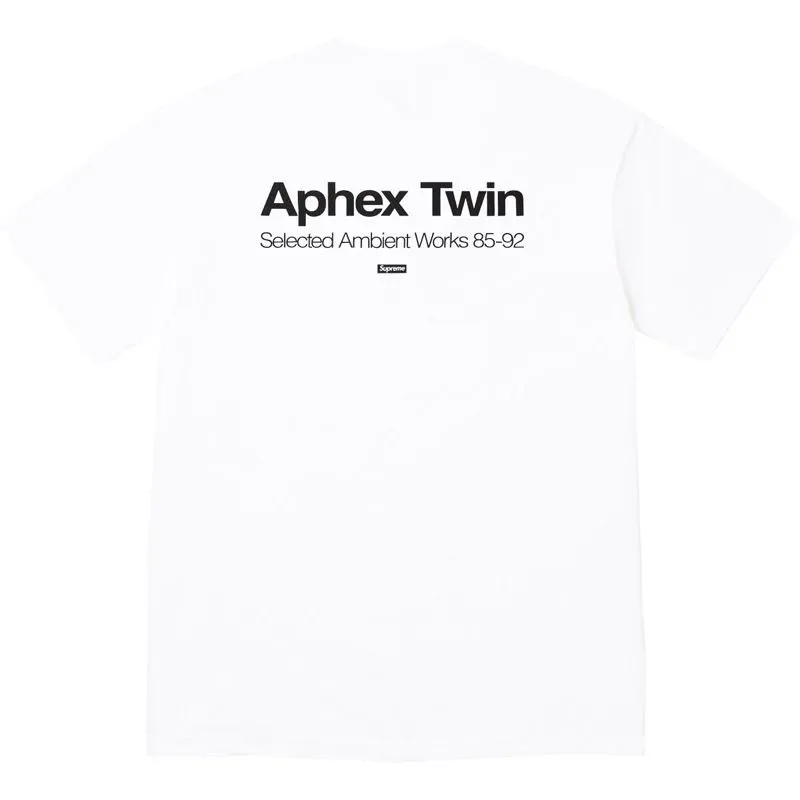 #S131 P110💰 Aphex Twin joint model SS25 WEEK2 Ambient Works Tee printed short-sleeved T-shirt for men. Loose fit. Made of 260g combed cotton double yarn. From fabrics to accessories, all three standards are in compliance with ZP. Imported Matsui company slurry printing will never crack. The whole piece is made with three-needle five-thread technology. The neckline-shoulder seam-sleeve seam is double-lined, making it look more three-dimensional and textured. The craftsmanship is the same as that of the authentic original version. It has a classic version. Feel free to compare zp. The whole piece is made of three-needle five-thread craft. The neckline-shoulder seam-sleeve seam is double-threaded, which looks more three-dimensional and textured. The craftsmanship is the same as that of the authentic original version. It is a classic version. Color: Black White Size: S M L XL XXL