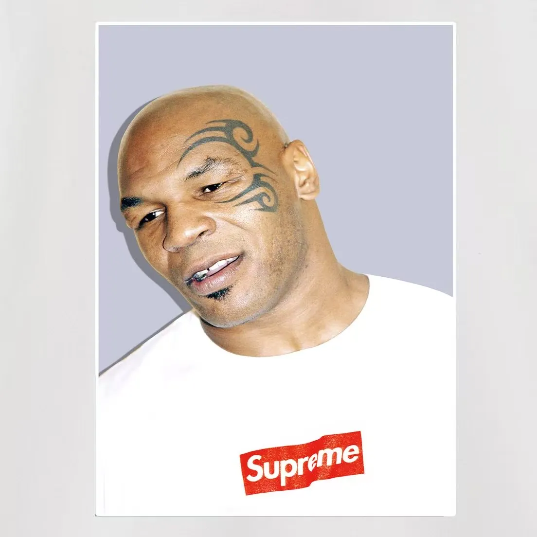 Style No. S1117 #terry p150💰 Velvet 160💰 Supreme Mike Tyson Tee Tyson print round neck sweatshirt Made of 400 grams of large terry (drop shoulder large version) fabric, soft texture and no pilling Imported environmentally friendly printing glue The pattern is bright and three-dimensional Quality 💥Same style for men and women The upper body is trendy Color: black white gray Size: S M L XL XXL