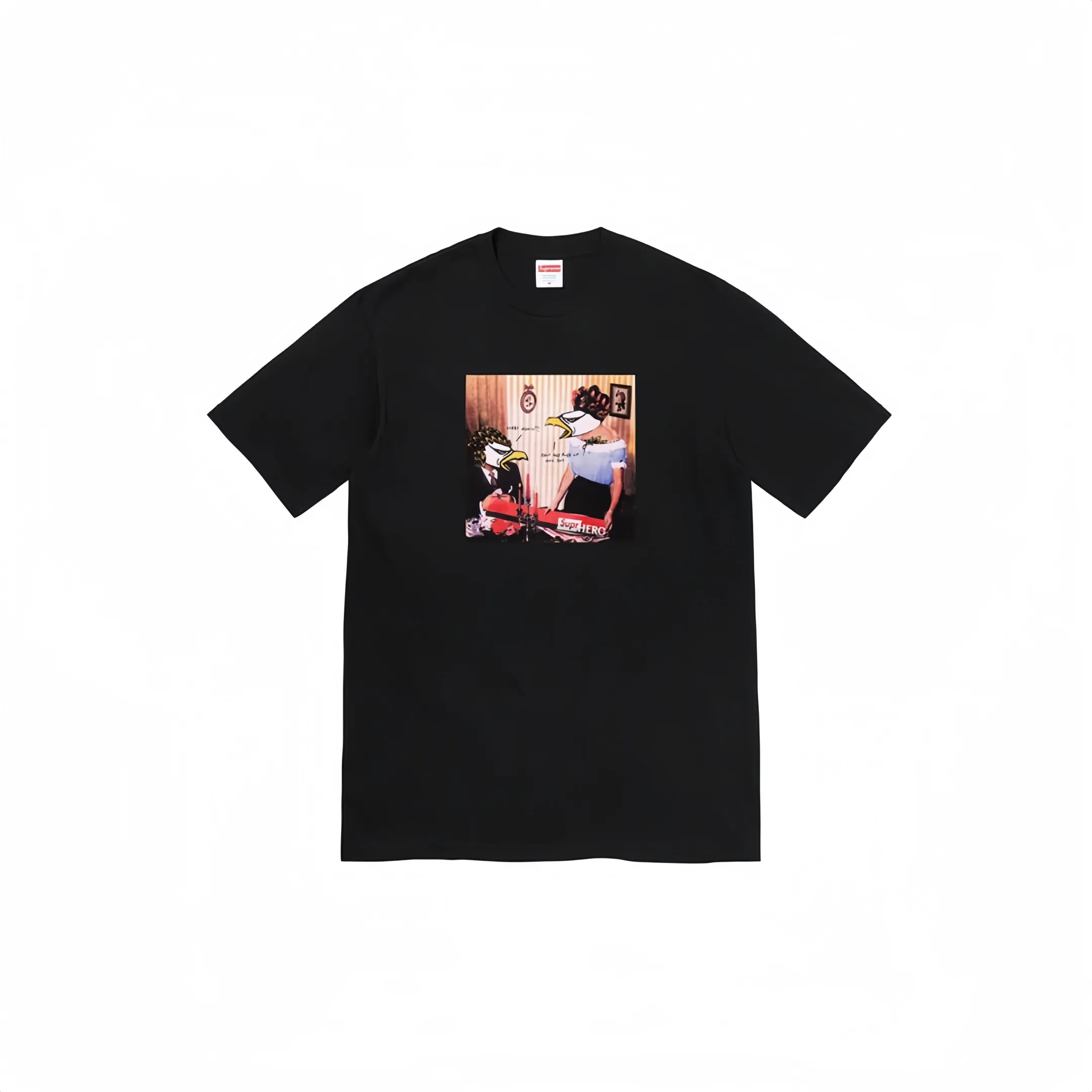 #S24 P110💰 Supreme SS22 Week 17 x Antihero joint series Supreme clothing series, ANTIHERO joint series Curbs Tee cartoon pattern printed round neck short-sleeved T-shirt. Same style for men and women. Made of 260g combed cotton double yarn. From fabrics to accessories, all three standards are complete and follow ZP. Imported Matsui Company slurry printing will never crack. The whole piece is made with three-needle and five-thread craftsmanship. The collar-shoulder seam-sleeve seam is double-threaded, making it look more three-dimensional and textured. The craftsmanship is the same as that of the authentic original version, and the classic version is free to compare.