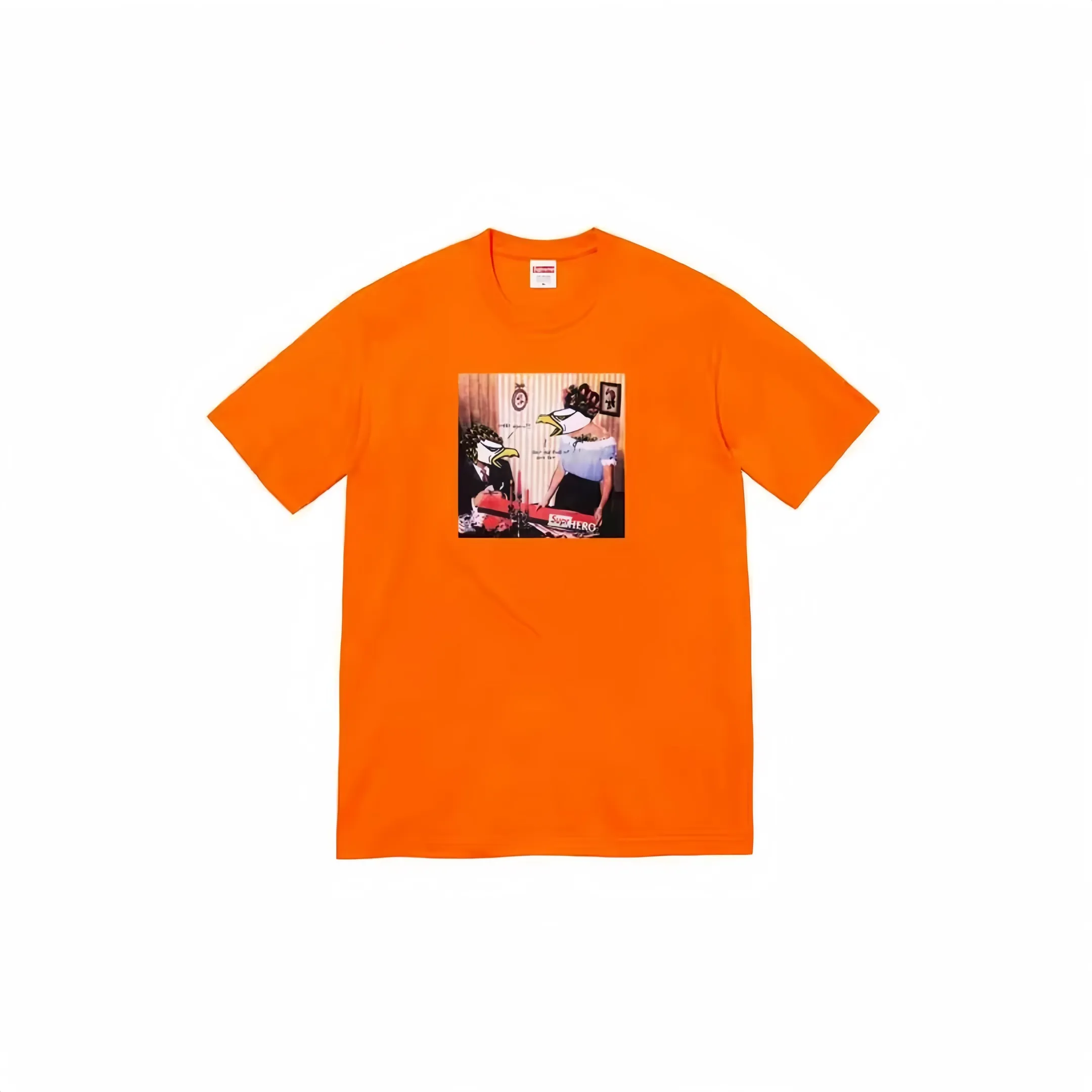 #S24 P110💰 Supreme SS22 Week 17 x Antihero joint series Supreme clothing series, ANTIHERO joint series Curbs Tee cartoon pattern printed round neck short-sleeved T-shirt. Same style for men and women. Made of 260g combed cotton double yarn. From fabrics to accessories, all three standards are complete and follow ZP. Imported Matsui Company slurry printing will never crack. The whole piece is made with three-needle and five-thread craftsmanship. The collar-shoulder seam-sleeve seam is double-threaded, making it look more three-dimensional and textured. The craftsmanship is the same as that of the authentic original version, and the classic version is free to compare.