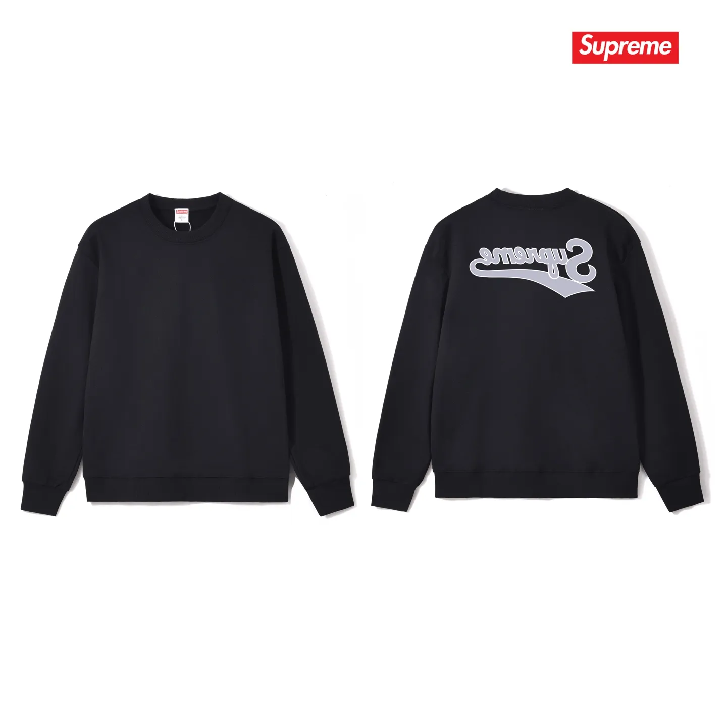 Style No. S1118 #terryp150💰 Velvet 160💰 Supreme SS24 SS24 Summer T-shirt series WEEK19 BACKWARDS TEE Artistic font Logo round neck sweatshirt Made of 400g large terry (drop shoulder large version) fabric, soft texture and no pilling Imported environmentally friendly printing glue The pattern is bright and three-dimensional Quality 💥Same style for men and women The upper body is trendy Color: black white Gray Size: S M L XL XXL