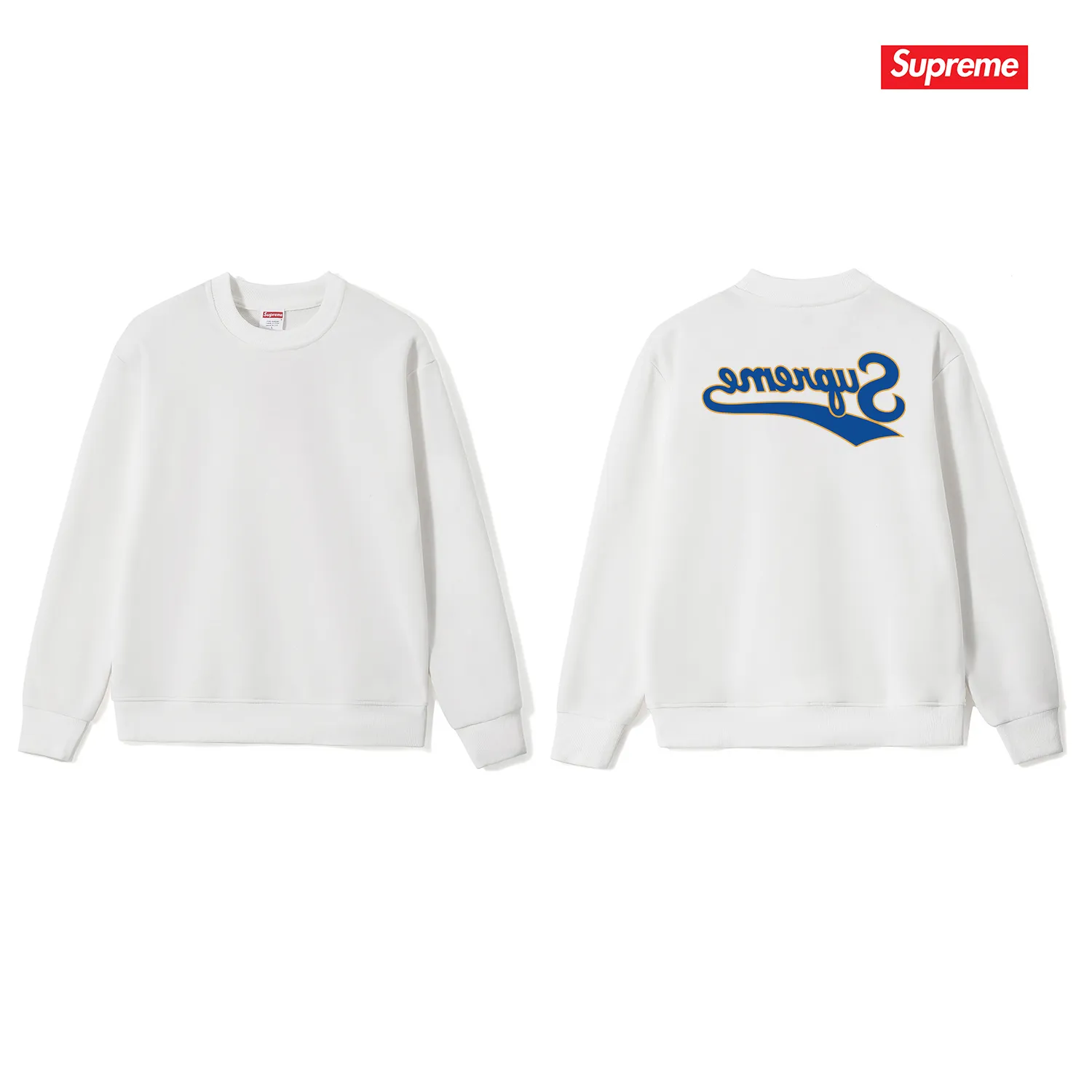 Style No. S1118 #terryp150💰 Velvet 160💰 Supreme SS24 SS24 Summer T-shirt series WEEK19 BACKWARDS TEE Artistic font Logo round neck sweatshirt Made of 400g large terry (drop shoulder large version) fabric, soft texture and no pilling Imported environmentally friendly printing glue The pattern is bright and three-dimensional Quality 💥Same style for men and women The upper body is trendy Color: black white Gray Size: S M L XL XXL
