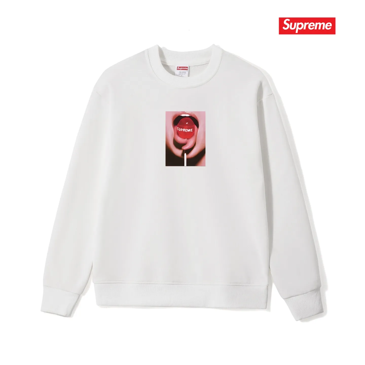 Style No. S1087 #terry p150💰 Velvet 160💰 Supreme FW24 WEEK1 Tera Patrick Tee Classic cotton printed round neck sweatshirt Made of 400g large terry (drop shoulder large version) fabric, soft texture and no pilling Imported environmentally friendly printing glue The pattern is bright and three-dimensional Quality 💥Same style for men and women The upper body is trendy Color: black white gray Size: S M L XL XXL