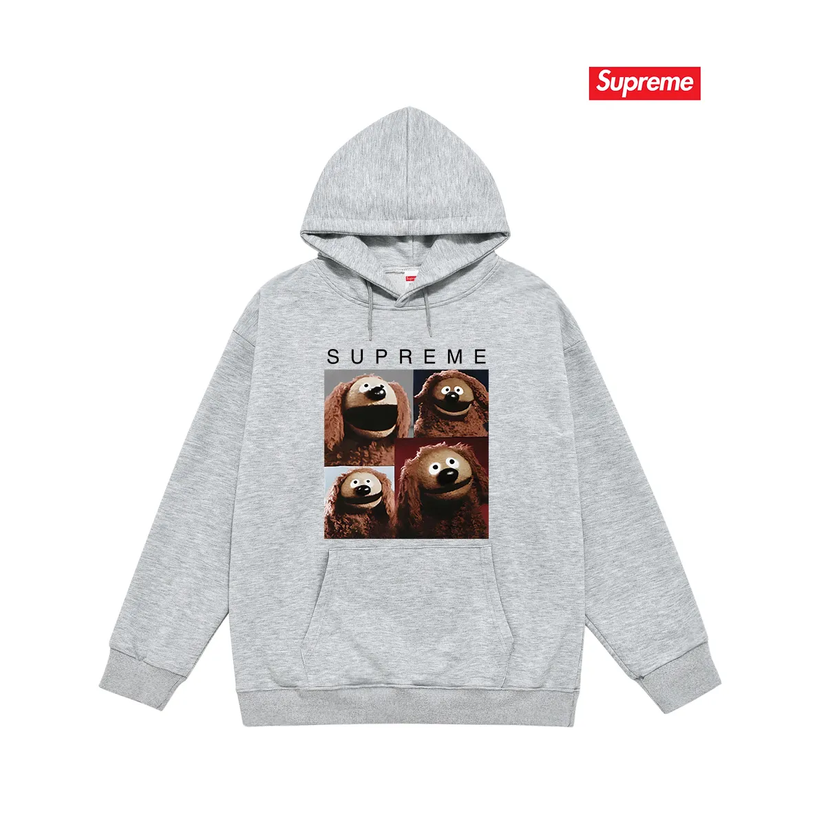 Style No. S2066 #terry P160💰 Velvet P170💰 Supreme SS24 WEEK1 anime print hooded sweatshirt Made of 400g large terry 430g silver fox velvet (drop shoulder large version) fabric, soft texture and no pilling Imported environmentally friendly printing glue The pattern is bright and three-dimensional Quality 💥Same style for men and women The upper body is trendy Color: black white gray Size: S M L XL XXL