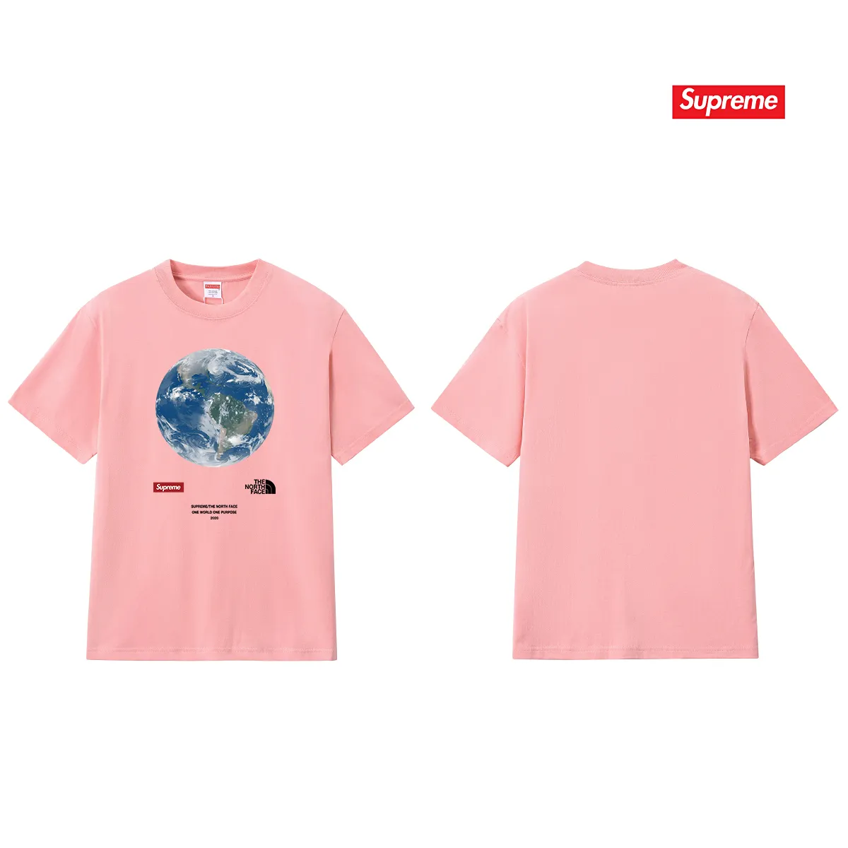 S156 P110💰 20SS One World Tee One Earth charity printed short-sleeved T-shirt, pure cotton, half-sleeved tee for men and women. Loose fit. Made of 260g combed cotton double yarn. All three standards are complete from fabrics to accessories. ZP. Imported Matsui company slurry printing will never crack. The whole piece adopts three-needle five-thread technology. The neckline-shoulder seam-sleeve seam is double-lined, which looks more three-dimensional and textured.) The same process as the authentic original, classic version Feel free to compare zp. The whole piece adopts three-needle five-thread craftsmanship (neckline-shoulder seam-sleeve seam double thread, which looks more three-dimensional and textured). It has the same craftsmanship as the original original, classic version. Color: black, white, light gray, navy blue, pink. Size: S M L XL XXL