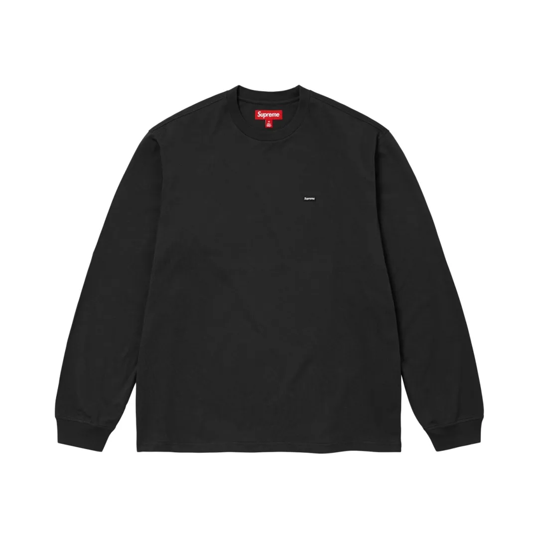 🅿️230 S301 top version Supreme T Shirt Long Sleeve Small Box Logo basic small label Logo long sleeve ZP test custom weaving and dyeing pure cotton 320g fabric embroidery using BEHRINGER BEKS-Y924 machine (one level higher than Tajima embroidery machine) embroidery thickness, saturation and size are consistent with ZP custom ZP co-branded main label/wash water label/hangtag/packaging bag (Equipped with thickened handbag) There is a high probability of passing the inspection version. If you put together the original packaging picture, there is a high chance that it will pass. Size: S-XL