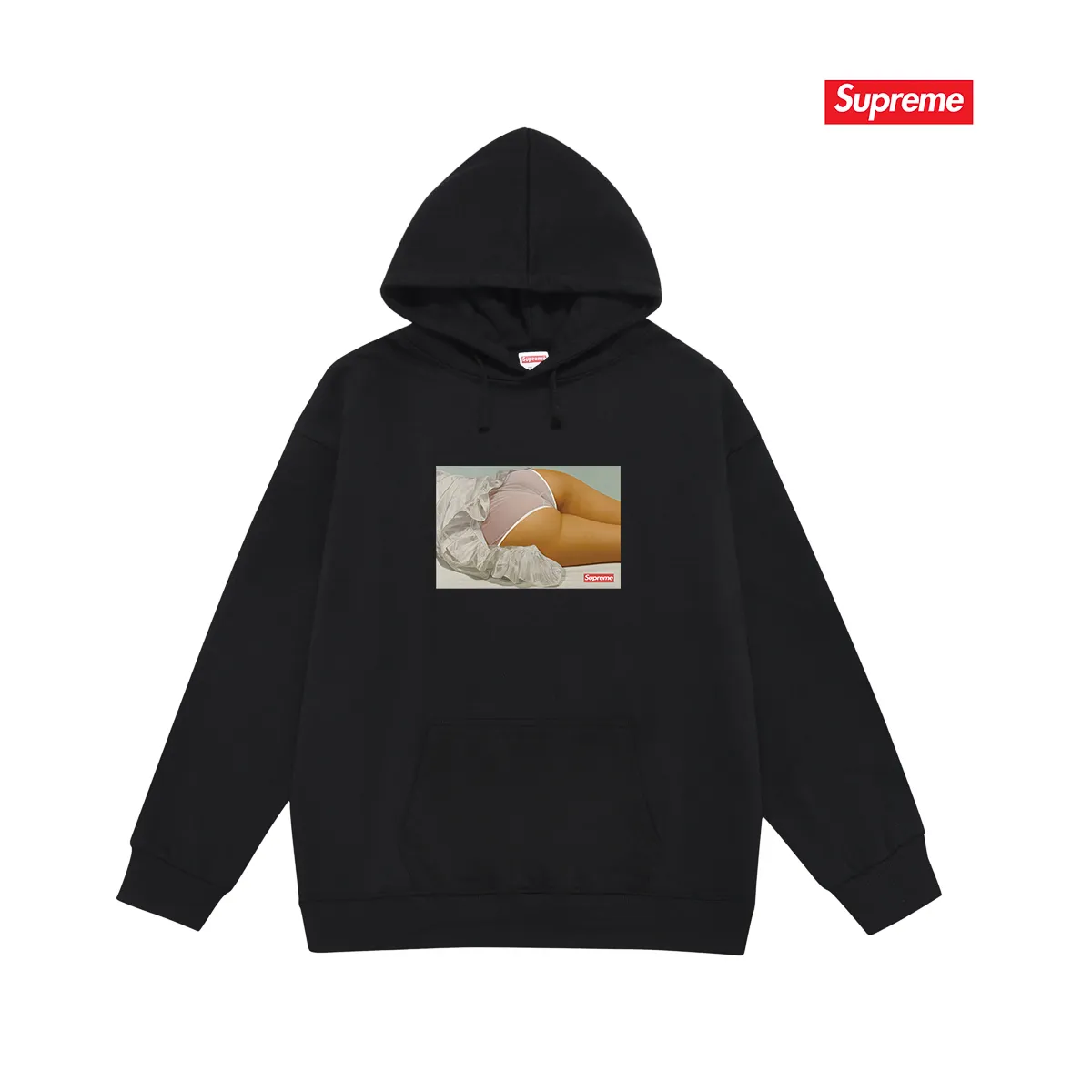 Style No. S2037 #terry P160💰 Velvet P170💰 Supreme FW18 The Killer Trust Tee Red Chow Yun-fat printed hooded sweatshirt Made of 400g large terry 430g silver fox velvet (drop shoulder large version) fabric, soft texture and no pilling Imported environmentally friendly printing glue The pattern is bright and three-dimensional Quality 💥Same style for men and women The upper body is trendy Color: black White Gray Size: S M L XL XXL