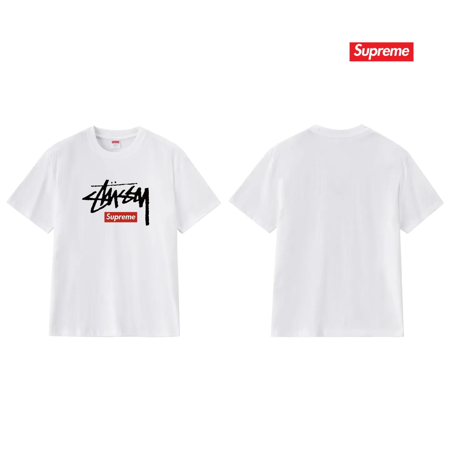 S236 P110💰 superme trendy T-shirt, summer wear, same style for men and women, loose fit, made of 260g combed cotton double yarn, all three standards from fabrics to accessories, ZP, imported Matsui Company slurry printing will never crack, the whole piece adopts three-needle five-thread technology (neckline-shoulder seam-sleeve seam double line, looks more three-dimensional and textured) consistent with the original version, classic version Feel free to compare zp. The whole piece adopts three-needle five-thread craftsmanship (neckline-shoulder seam-sleeve seam double thread, which looks more three-dimensional and textured). It has the same craftsmanship as the original original, classic version. Color: black, white, light gray, pink, navy. Size: S M L XL XXL
