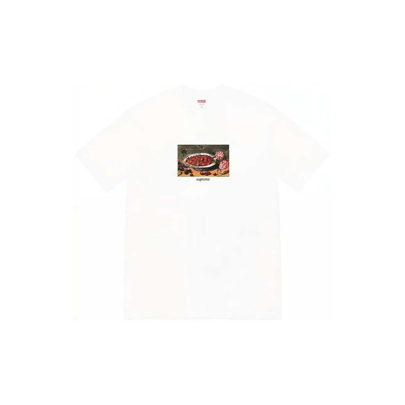 #S16 P110💰 Supreme SS23 Week9 STRAWBERRIES TEE Strawberry pattern printed short-sleeved T-shirt. Same style for men and women. Made of 260g combed cotton double yarn. From fabrics to accessories, all three standards are complete and follow ZP. Imported Matsui Company slurry printing will never crack. The whole piece is made with three-needle five-thread technology. The neckline-shoulder seam-sleeve seam is double-lined, which looks more three-dimensional and textured.) The same process as the authentic original, classic version Feel free to compare zp The whole piece adopts three-needle five-thread craftsmanship (neckline-shoulder seam-sleeve seam double thread, which looks more three-dimensional and textured) and the same craftsmanship as the original original, classic version Color: black, white, red, brown, gray Size: S M L XL XXL