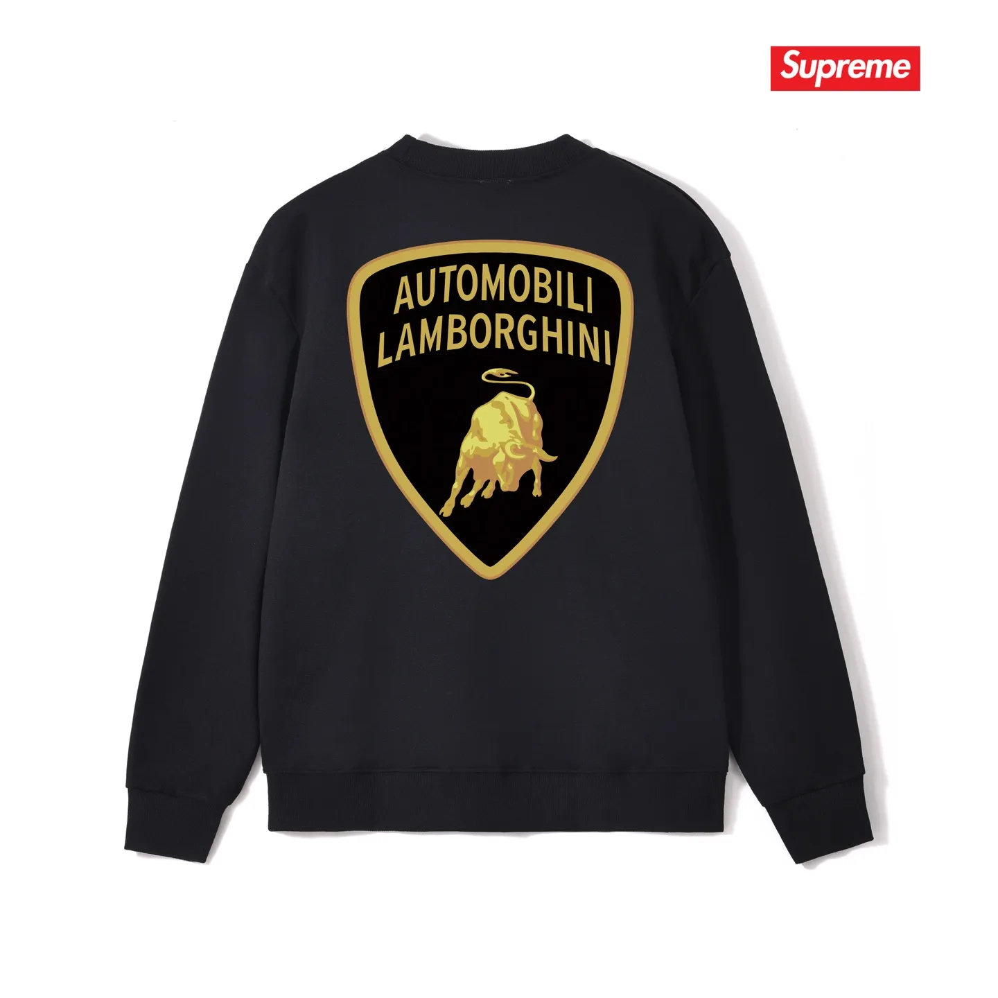 Style No. S1120 #terry p150💰 Plush 160💰 Supreme Lamborghini co-branded round-neck sweatshirt Made of 400 grams of large terry (drop shoulder large version) fabric, soft texture and no pilling Imported environmentally friendly printing glue The pattern is bright and three-dimensional Quality💥Same style for men and women The upper body is trendy Color: black white gray Size: S M L XL XXL