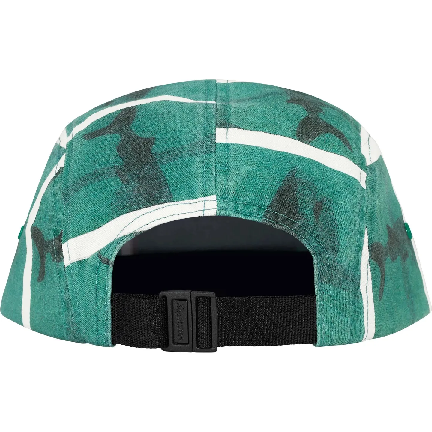 🅿️150 N052 Supreme Damien Hirst Camp Cap Artist Joint Animal Print Baseball Cap Black Green