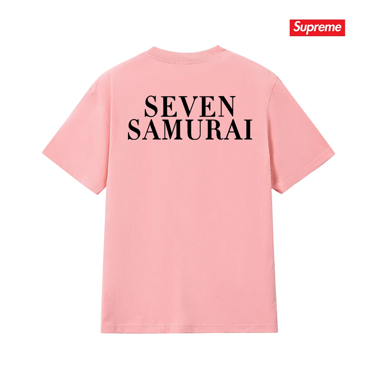 S212 P110💰 25 new Sup undercover casual samurai print retro round neck short-sleeved pure cotton unisex T-shirt. Loose and loose fit. Made of 260g combed cotton double yarn. From fabric to accessories, all three standards are complete and follow ZP. Imported Matsui company slurry printing will never crack. The whole piece adopts three-needle five-thread process. The neckline-shoulder seam-sleeve seam is double-lined, which looks more three-dimensional and textured. The same process as the original version, classic version Feel free to compare zp. The whole piece adopts three-needle five-thread craftsmanship (neckline-shoulder seam-sleeve seam double thread, which looks more three-dimensional and textured). It has the same craftsmanship as the original original, classic version. Color: black, white, light gray, pink, navy. Size: S M L XL XXL