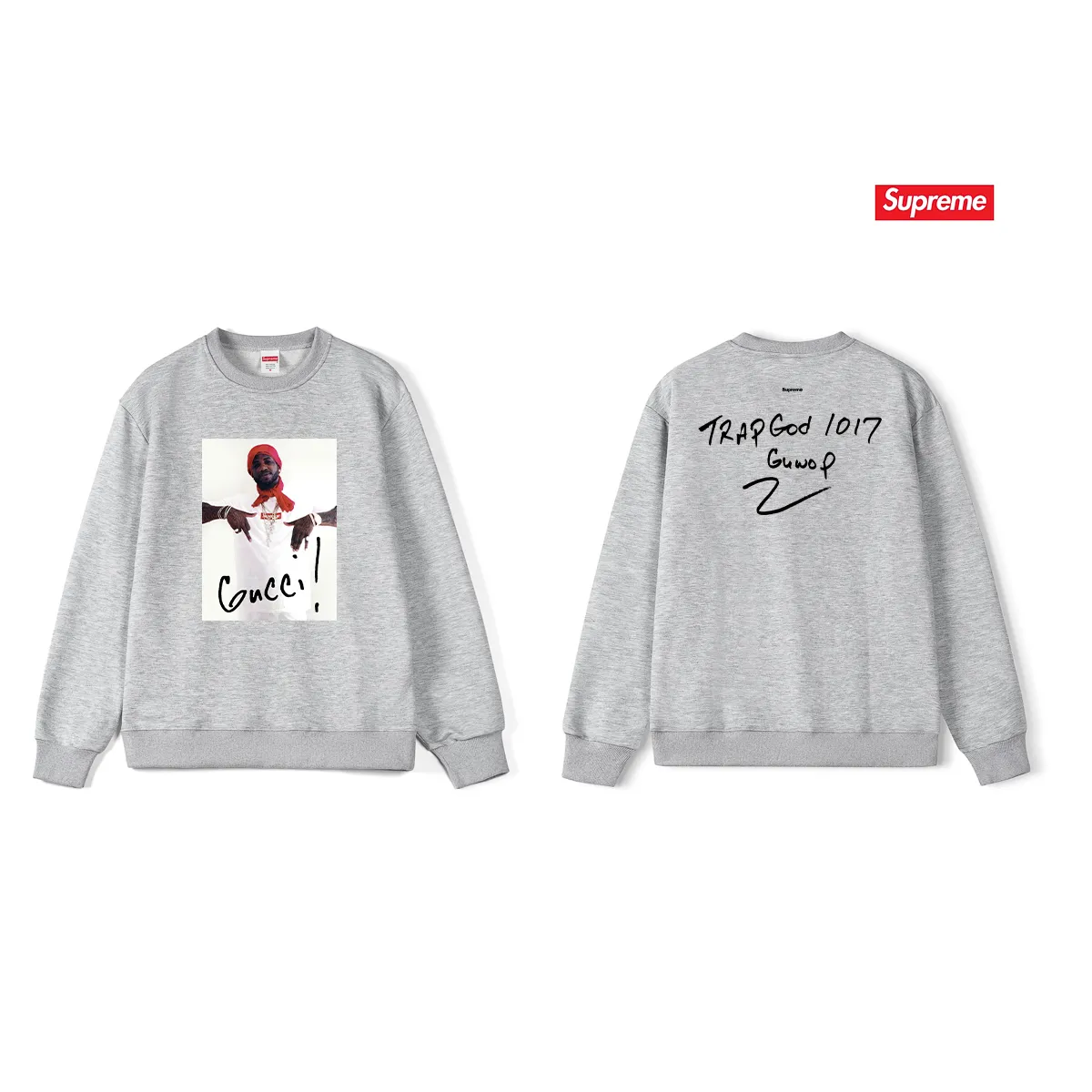 Style No. S1199 #terry p150💰 Velvet 160💰 SUP FW16 Kuci Mane Tee White character round neck sweatshirt Made of 400g large terry (drop shoulder large version) fabric, soft texture and no pilling Imported environmentally friendly printing glue The pattern is bright and three-dimensional Quality 💥Same style for men and women The upper body is trendy Color: black white gray Size: S M L XL XXL