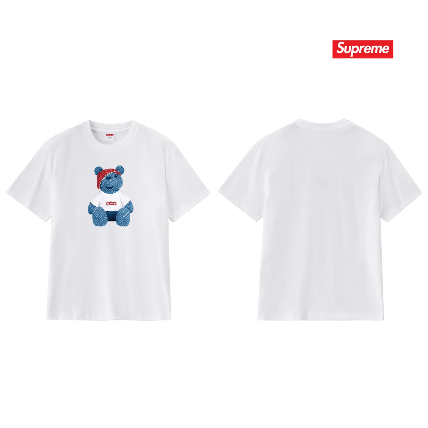S197 P110💰 upreme new trendy short-sleeved colorful letters cupid catwoman catwoman saxophone clown smoke T-shirt. Loose fit. Made of 260g combed cotton double yarn. From fabric to accessories, all three standards are complete and ZP. The slurry printing imported from Matsui company will never crack. The whole piece adopts three-needle five-thread process. The neckline-shoulder seam-sleeve seam is double-lined, which looks more three-dimensional and textured. The same process as the original version, classic version. Feel free to compare zp. The whole piece adopts three-needle five-thread craftsmanship (neckline-shoulder seam-sleeve seam double thread, which looks more three-dimensional and textured). It has the same craftsmanship as the original original, classic version. Color: black, white, light gray, pink, navy. Size: S M L XL XXL
