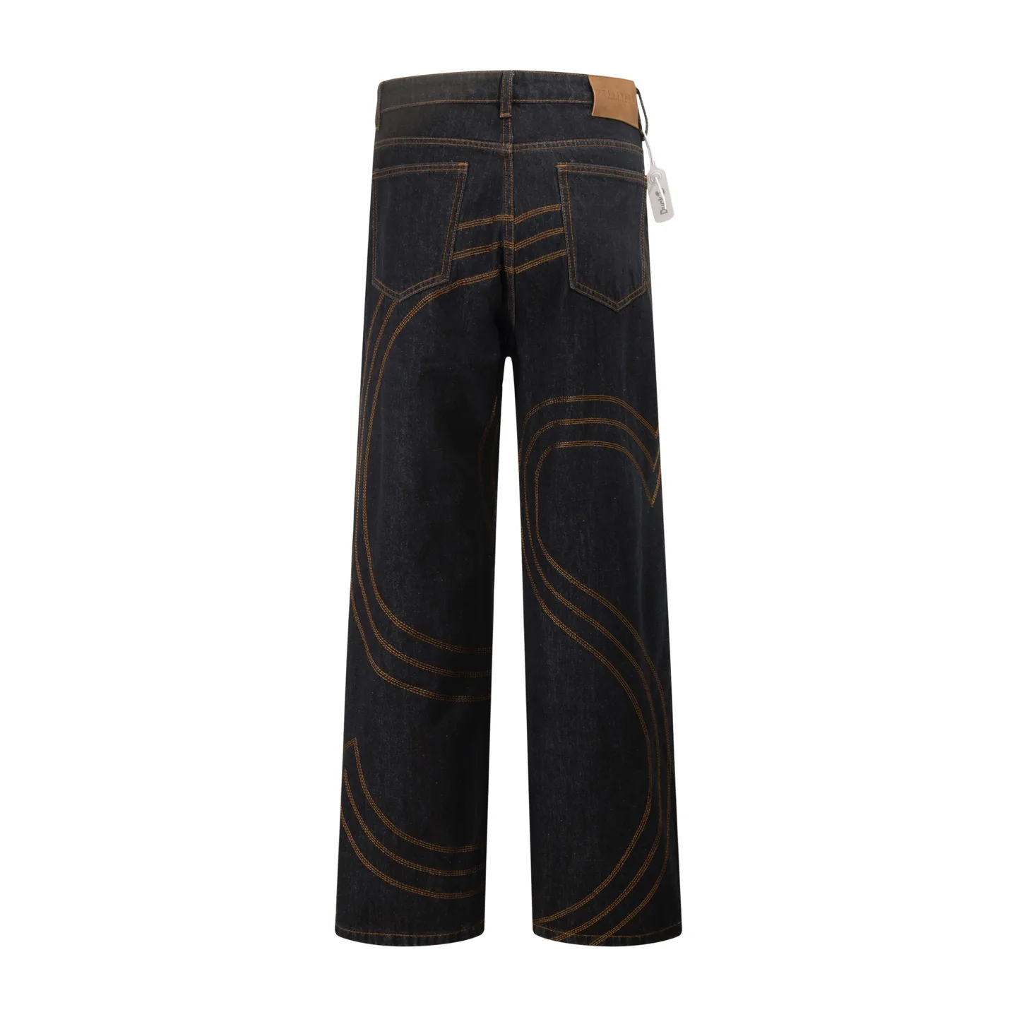 P260 Style number: H916 Supreme SS25 S Logo Rigid Baggy Jean S Loose straight-leg American trendy jeans with the same logo pattern from Ma Siwei (original). Styles with different wash textures are very friendly to people with thin legs and thick legs. The slightly flared version is very flattering to the leg shape. The moderate length will never go out of style and can be matched easily and casually. It is the basic styling foundation for various styles and is a must-have in the wardrobe! The fabric is stiff but also makes the upper body soft without losing texture. The washing process is even more perfect. It is a must-have item for everyone! ! ! Washed wheat, hang tag, pants label, three labels complete Color: black blue Size: 30-32-34-36