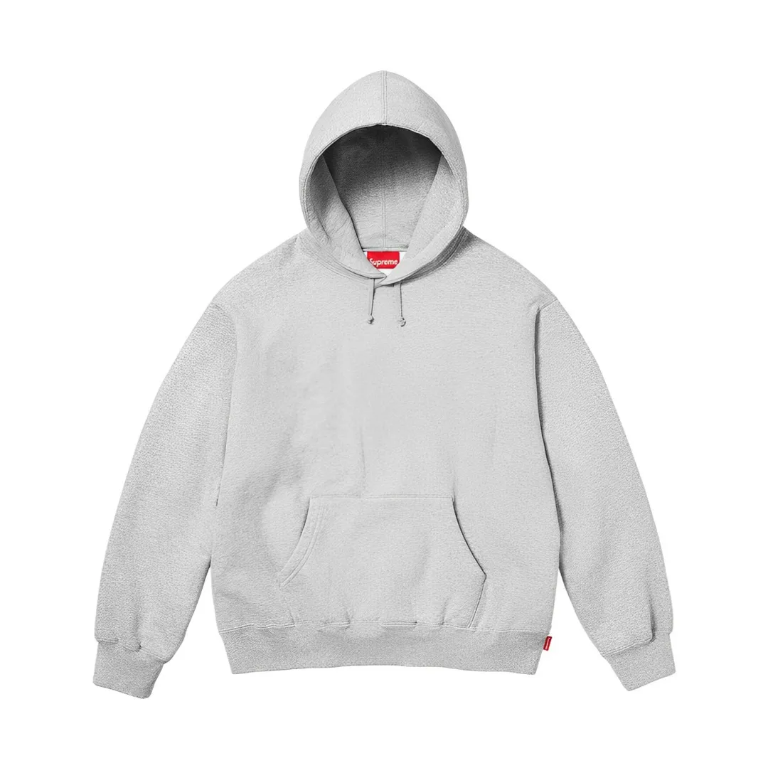 🅿️330 S227 top version Supreme 22FW Satin Appliqué Hooded Sweatshirt with patch embroidery LOGO on the back. For those of us who focus on the top Supreme, this sweatshirt is naturally available. ZP purchase and pattern making operation 1. Fabric: ZP test, custom weaving and dyeing, pure cotton 460G fleece main fabric 2. Technology: Large area embroidered letters on the back Imported Behringer embroidery machine work, exquisite and perfect presentation 3. Hem and cuffs: both use 520G non-elastic threads (low-end products use elastic threads to cause the hem and cuffs to appear wavy) 4. Customized ZP main label/wash water label/tag/packaging bag (equipped with an extra-large thickened handbag) Color: black and white/black/grey/royal blue/red/green/brown Size: S~XL