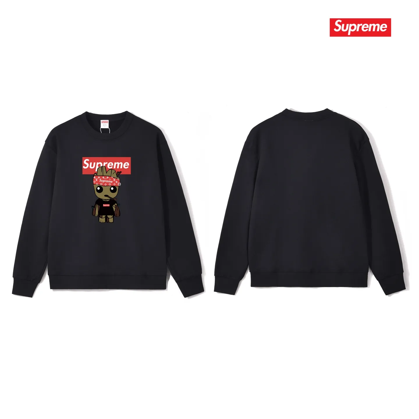 Style No. S1164 #terry p150💰 Plus velvet 160💰 Sup Cartoon animation print round neck sweatshirt Made of 400g large terry (drop shoulder large version) fabric, soft texture and no pilling Imported environmentally friendly printing glue The pattern is bright and three-dimensional Quality 💥Same style for men and women The upper body is trendy Color: black white gray Size: S M L XL XXL