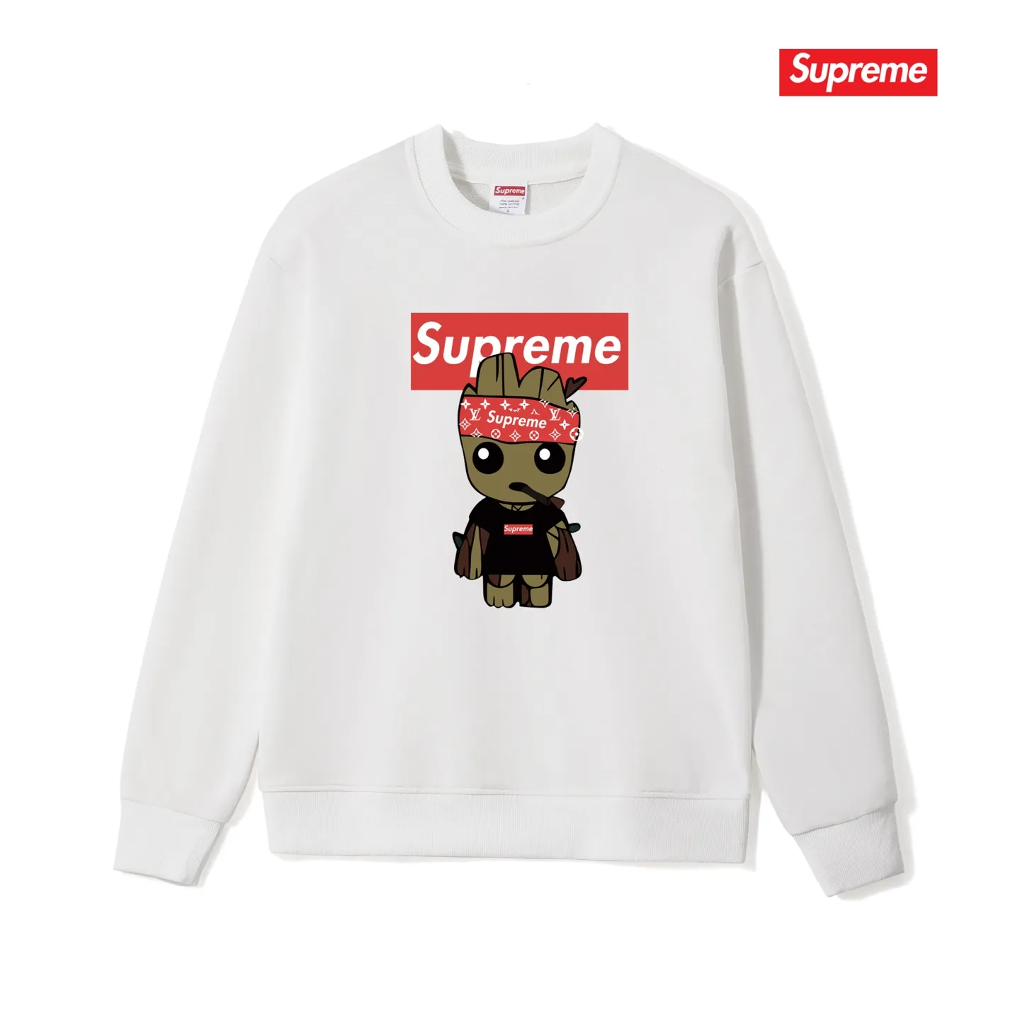 Style No. S1164 #terry p150💰 Plus velvet 160💰 Sup Cartoon animation print round neck sweatshirt Made of 400g large terry (drop shoulder large version) fabric, soft texture and no pilling Imported environmentally friendly printing glue The pattern is bright and three-dimensional Quality 💥Same style for men and women The upper body is trendy Color: black white gray Size: S M L XL XXL