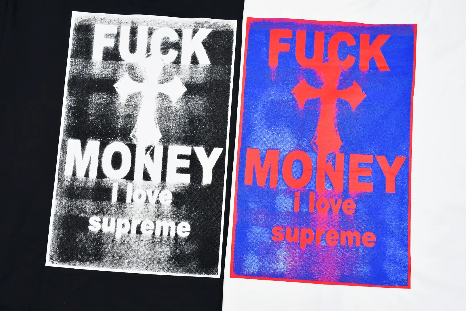 🅿️140 S188 top version Supreme 24FW Money cross printed short-sleeved T-shirt. Refuse to look at pictures to make goods. Refuse to compare with wrong versions. Use cylindrical seamless technology (original technology, there are no stitched bones on the side of the clothes, the key point of identification) The fabrics are all custom-woven and dyed, 280g weight, 100% cotton, cylindrical fabric. Cylindrical fabric is a knitted fabric woven with a cylinder loom. The needles are distributed in a cylindrical shape on the fuselage. The gray fabric is a large cylinder, which needs to be opened and shaped before it can be used further. There are no slits on the side of the clothes, so there is no washing label on the side of ordinary short-sleeves. There is only one collar label behind the neck. The printing uses thermosetting ink printing imported from Belgium (different from conventional thermal transfer printing), also known as plastic ink, or self-adhesive ink. Its ingredients are: mainly composed of polyvinyl chloride (PVC) and phthalates, including PVC and phthalates, fixing agents, Stabilizers and thickeners are mixed to form thermosetting ink, which is not the digital direct printing advertised on the market. The printing texture of thermosetting ink is unachievable by digital direct printing. The new triple collar label has a watermark anti-counterfeiting effect, a real anti-counterfeiting layer, a version with a high probability of passing the inspection, and the original packaging picture has a high probability of passing the test. Size：S-XL