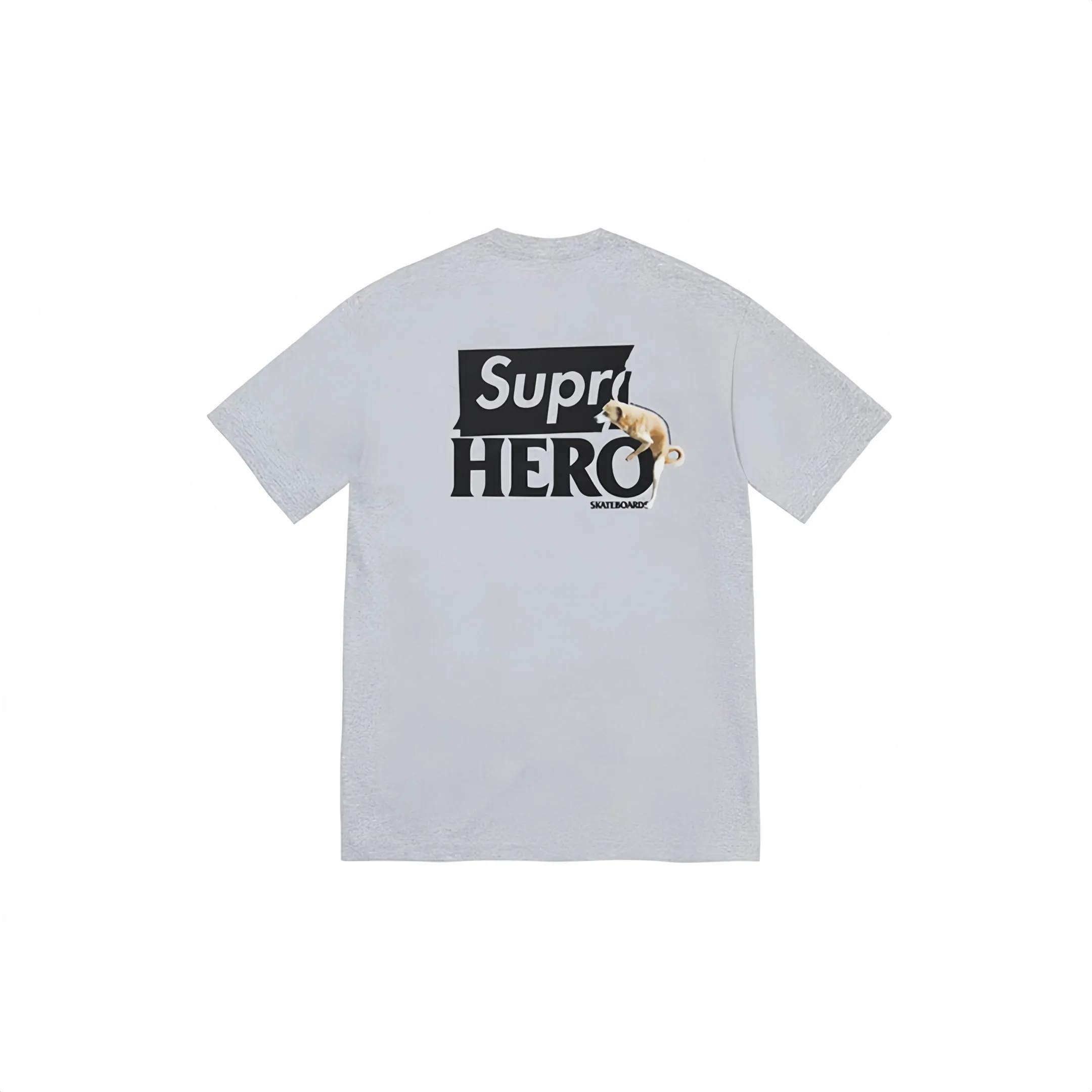 #S18 P110💰 Supreme ANTIHERO joint series SS22 Week 17 Antihero Dog Tee Dog letter Logo printed round neck short-sleeved T-shirt. Same style for men and women. Made of 260g combed cotton double yarn. From fabrics to accessories, all three standards are complete and follow ZP. Imported Matsui Company pulp printing will never crack. The whole piece adopts three-needle and five-thread craftsmanship. The neckline-shoulder seam-sleeve seam is double-threaded, which looks more three-dimensional and textured. The craftsmanship is the same as that of the authentic original version, and the classic version is free to compare.