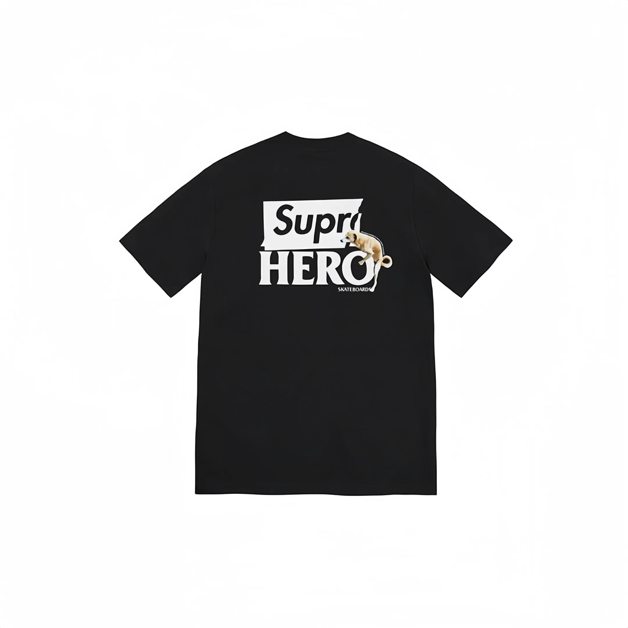 #S18 P110💰 Supreme ANTIHERO joint series SS22 Week 17 Antihero Dog Tee Dog letter Logo printed round neck short-sleeved T-shirt. Same style for men and women. Made of 260g combed cotton double yarn. From fabrics to accessories, all three standards are complete and follow ZP. Imported Matsui Company pulp printing will never crack. The whole piece adopts three-needle and five-thread craftsmanship. The neckline-shoulder seam-sleeve seam is double-threaded, which looks more three-dimensional and textured. The craftsmanship is the same as that of the authentic original version, and the classic version is free to compare.