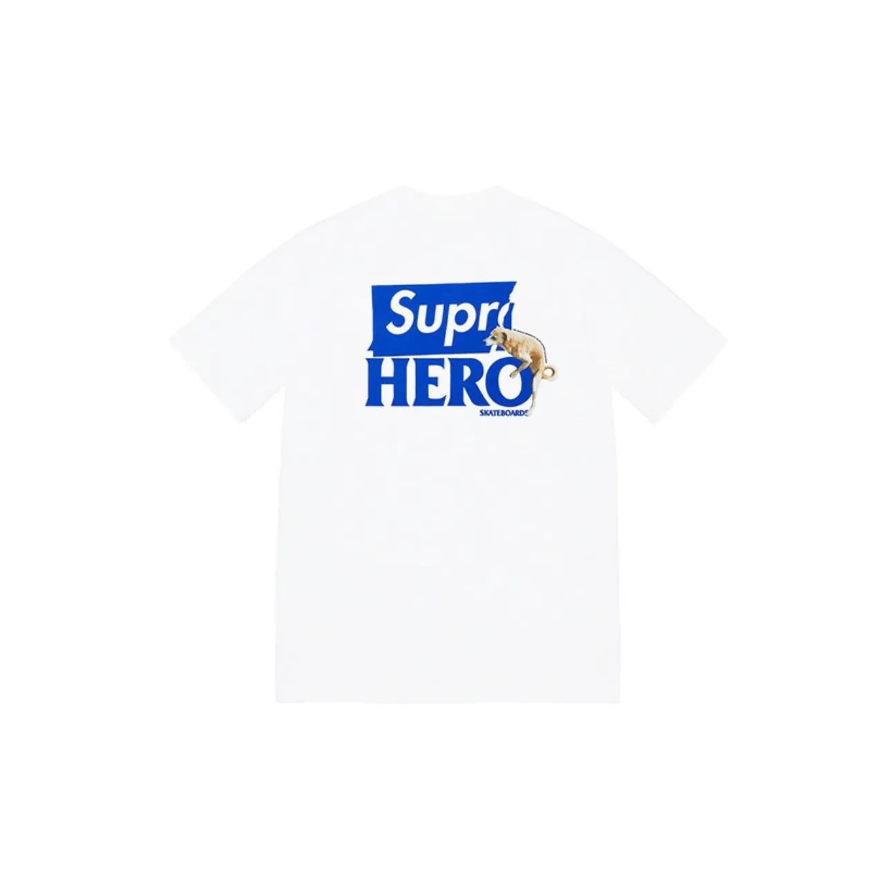 #S18 P110💰 Supreme ANTIHERO joint series SS22 Week 17 Antihero Dog Tee Dog letter Logo printed round neck short-sleeved T-shirt. Same style for men and women. Made of 260g combed cotton double yarn. From fabrics to accessories, all three standards are complete and follow ZP. Imported Matsui Company pulp printing will never crack. The whole piece adopts three-needle and five-thread craftsmanship. The neckline-shoulder seam-sleeve seam is double-threaded, which looks more three-dimensional and textured. The craftsmanship is the same as that of the authentic original version, and the classic version is free to compare.