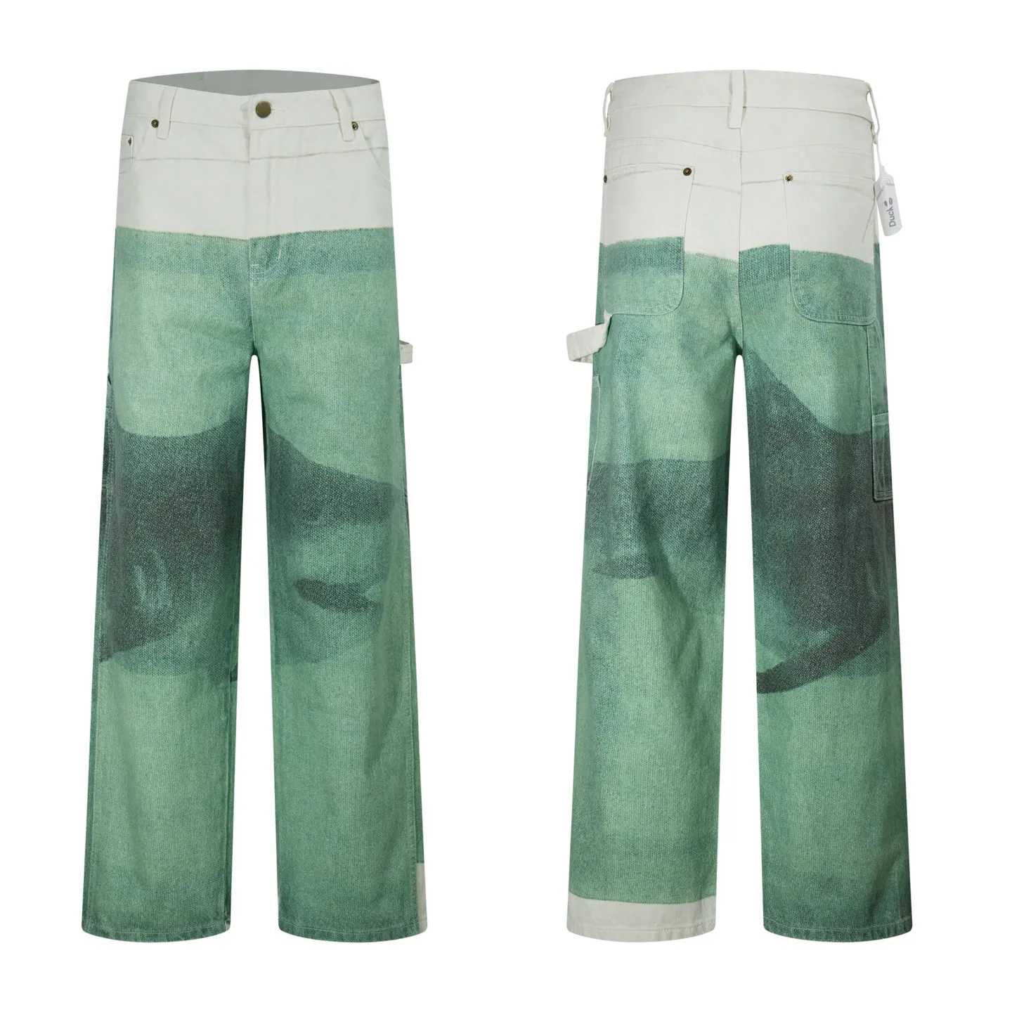 P260 model number: H920 Supreme & SS25 Paris-limited avocado 🥑 color matching jeans for the opening season. Styles with different washes and textures, very friendly to people with thin legs and thick legs. The slightly flared version is very flattering to the leg shape. Moderate length that never goes out of style, easy to match with casual, basic styling for various styles, a must-have in the wardrobe! The fabric is stiff but also makes the upper body soft without losing texture. The washing process is even more perfect. It is a must-have item for everyone! ! ! Washed wheat, hang tag, pants label, three labels complete Size: 30-32-34-36 Color: Green