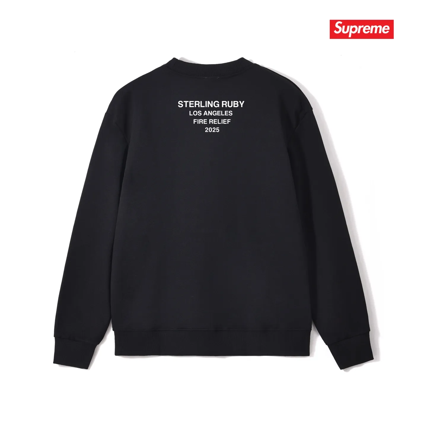 Style No. S1163 #terry p150💰 Plush 160💰 Sup Los Angeles wildfire rescue B0X printed round neck sweatshirt Made of 400 grams of large terry (drop shoulder large version) fabric, soft texture and no pilling Imported environmentally friendly printing glue The pattern is bright and three-dimensional Quality 💥Same style for men and women The upper body is trendy Color: black white gray Size: S M L XL XXL