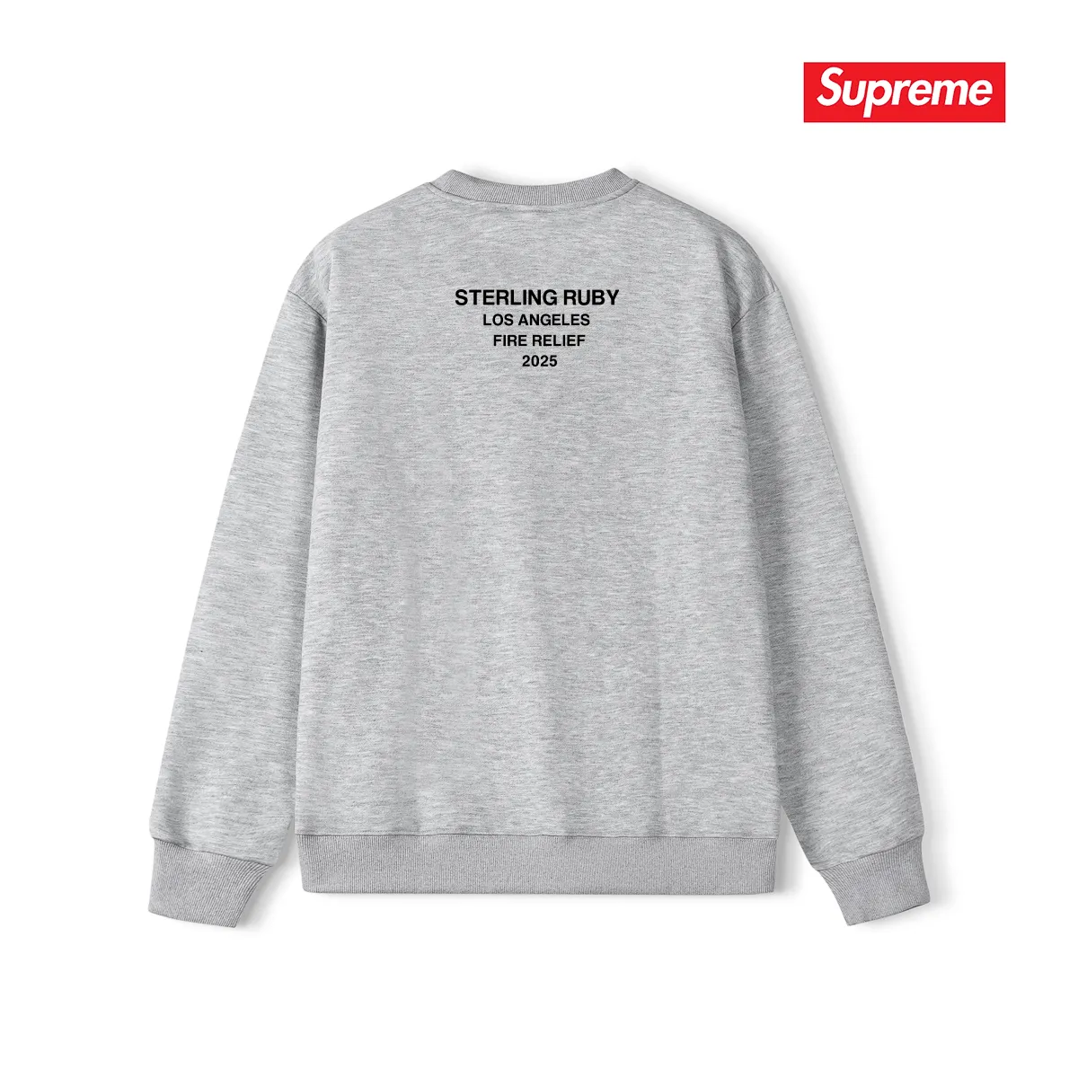 Style No. S1163 #terry p150💰 Plush 160💰 Sup Los Angeles wildfire rescue B0X printed round neck sweatshirt Made of 400 grams of large terry (drop shoulder large version) fabric, soft texture and no pilling Imported environmentally friendly printing glue The pattern is bright and three-dimensional Quality 💥Same style for men and women The upper body is trendy Color: black white gray Size: S M L XL XXL