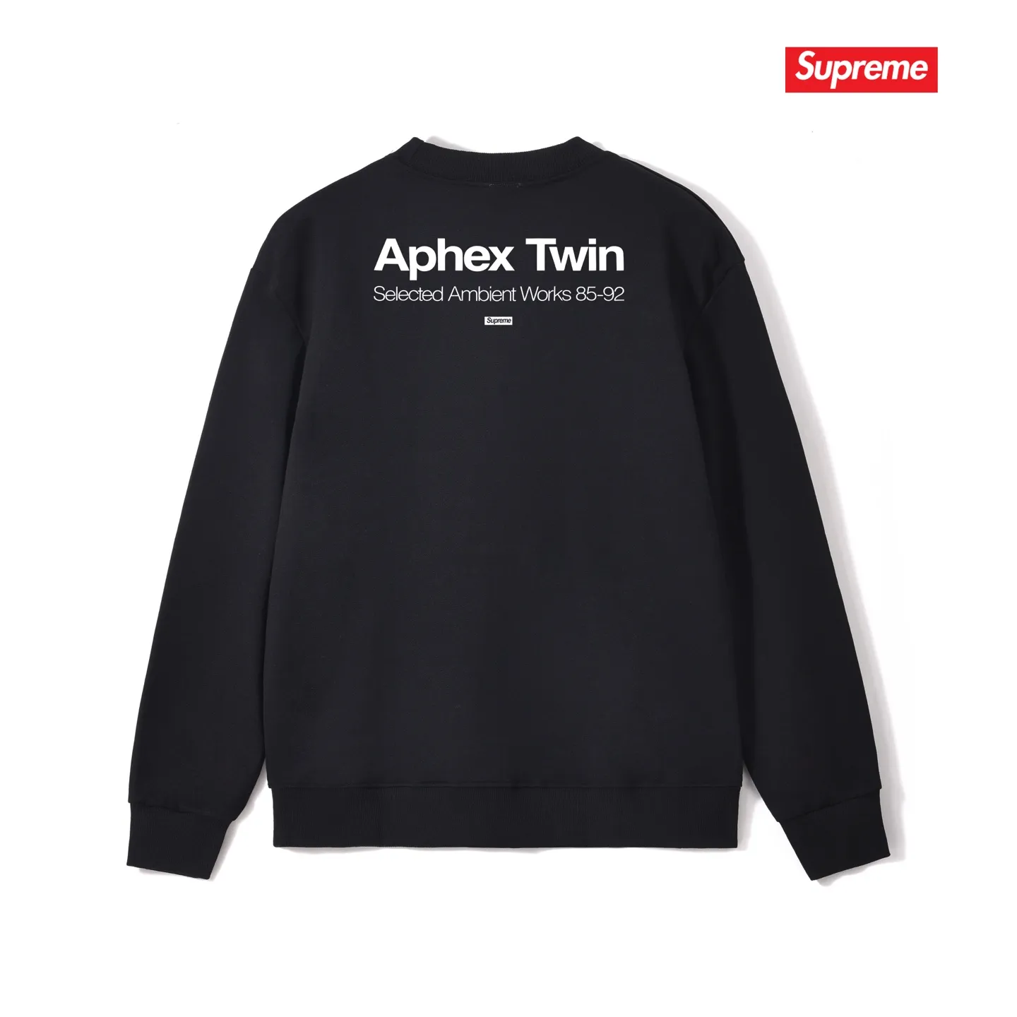 Style No. S1131 #terry p150💰 Velvet 160💰 Aphex Twin joint model SS25 WEEK2 Ambient Works Tee printed round neck sweatshirt Made of 400 grams of large terry (drop shoulder large version) fabric, soft texture and no pilling Imported environmentally friendly printing glue The pattern is bright and three-dimensional Quality 💥Same style for men and women The upper body is trendy Color: black white gray Size: S M L XL XXL