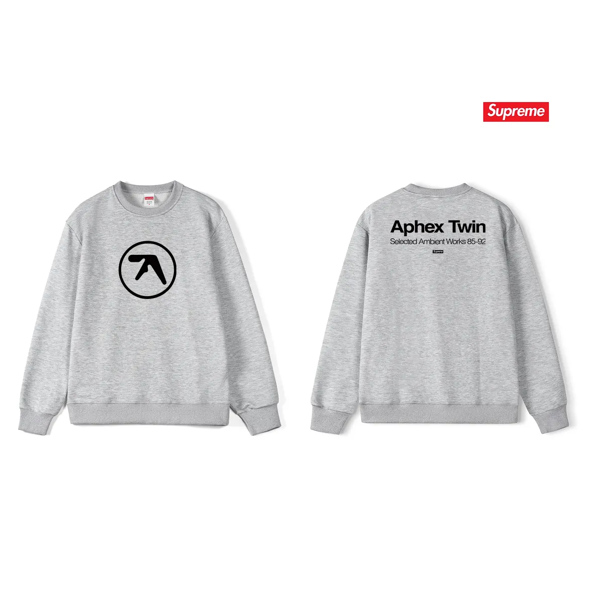Style No. S1131 #terry p150💰 Velvet 160💰 Aphex Twin joint model SS25 WEEK2 Ambient Works Tee printed round neck sweatshirt Made of 400 grams of large terry (drop shoulder large version) fabric, soft texture and no pilling Imported environmentally friendly printing glue The pattern is bright and three-dimensional Quality 💥Same style for men and women The upper body is trendy Color: black white gray Size: S M L XL XXL