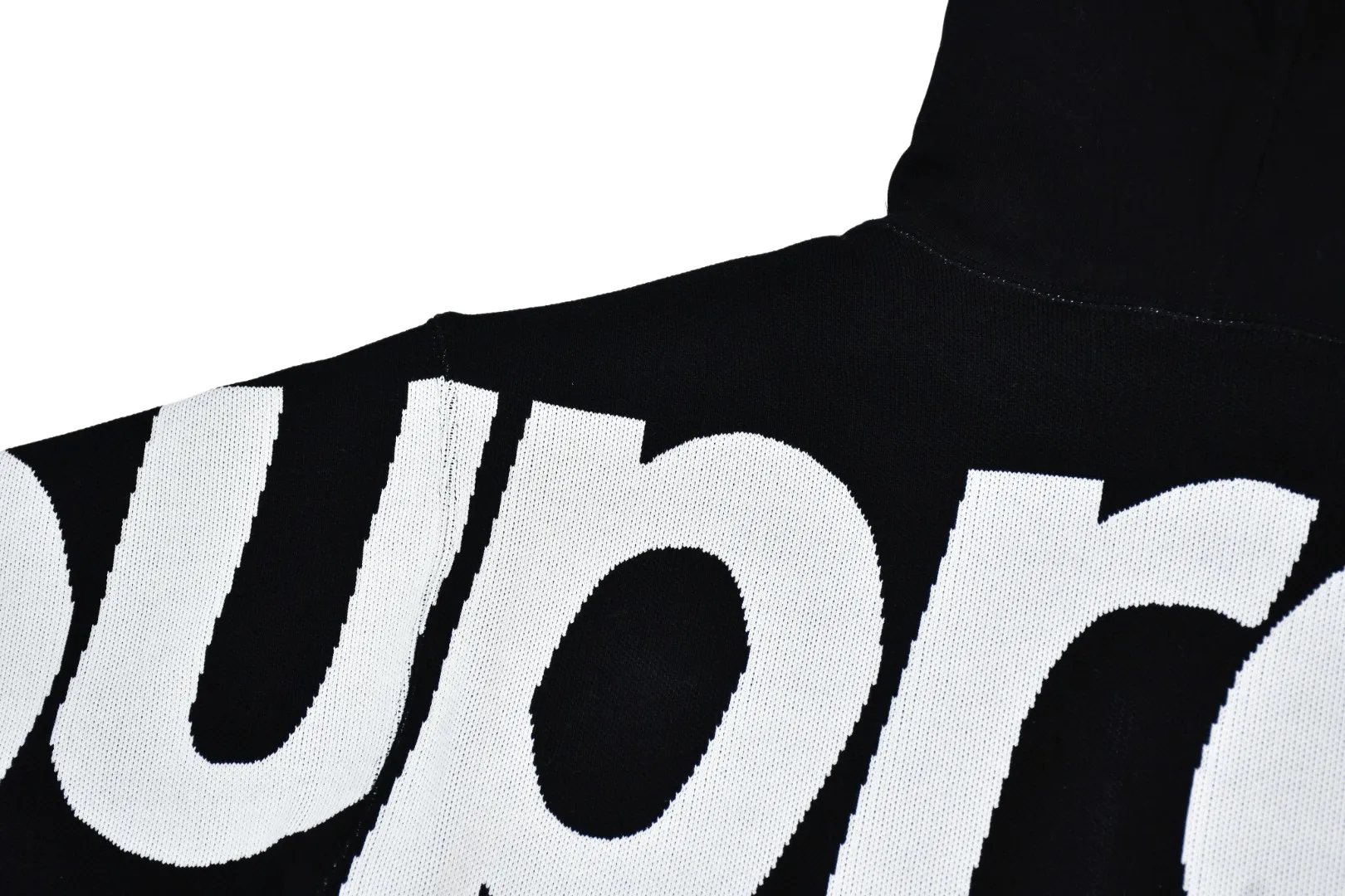 S528💰p390 Top version Supreme BIG LOGO JACQUARD HOODED SWEATSHIRT Hooded sweatshirt with big LOGO on the back. For those of us who focus on top Sup products, this sweatshirt is naturally available at our fingertips. ZP testing, custom weaving and dyeing, pure cotton 450G fleece main fabric, multiple stitching and tailoring design on the back, jacquard processing on the back, customized ZP co-branding, main label/wash water label/tag/packaging bag (Equipped with extra-large thickened handbag) There is a probability of passing the inspection version. If you put the original packaging picture together, there is a high probability of passing the test. Size: S-XL