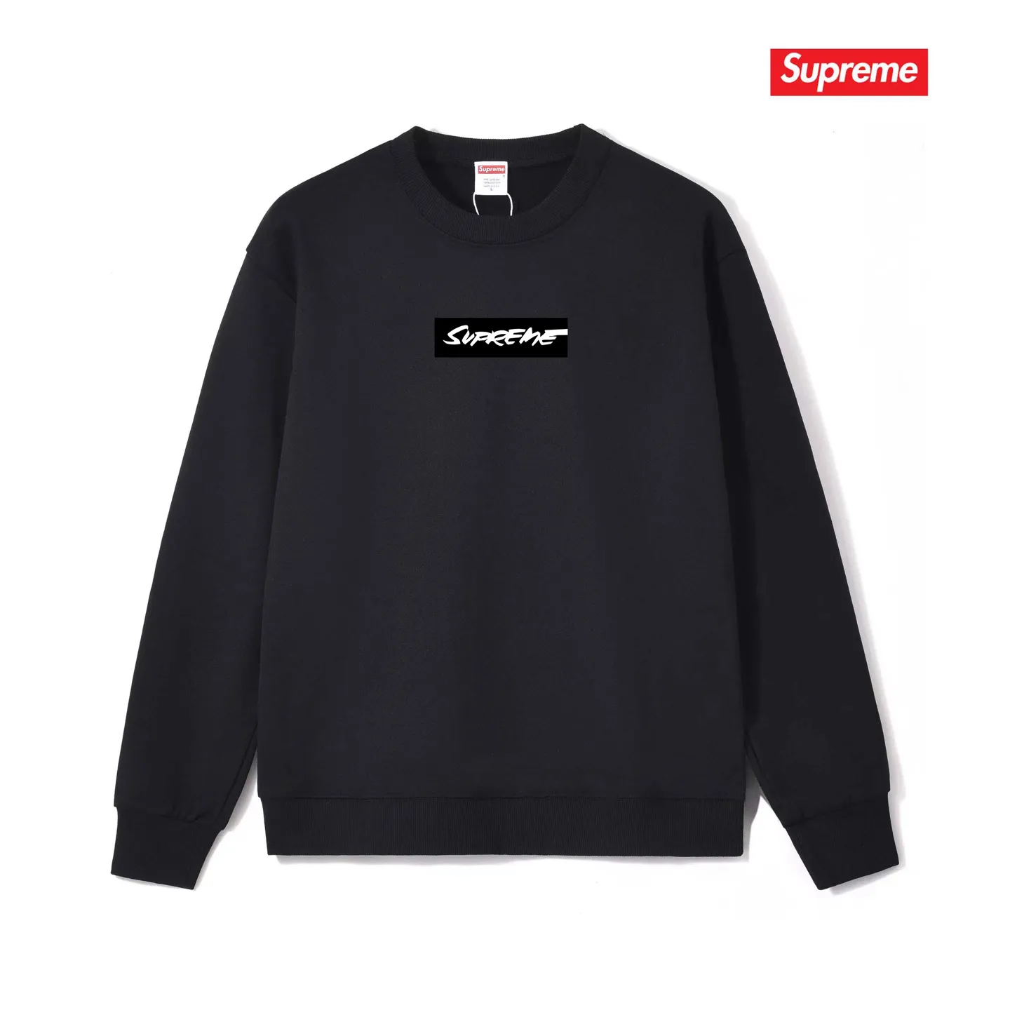 Style No. S1081 #terry p150💰 Velvet 160💰 Supreme x Futura joint model SS24 WEEK1 Letter Logo printed round neck sweatshirt Made of 400 grams of large terry (drop shoulder large version) fabric, soft texture and no pilling Imported environmentally friendly printing glue The pattern is bright and three-dimensional Quality 💥Same style for men and women The upper body is trendy Color: black white gray Size: S M L XL XXL