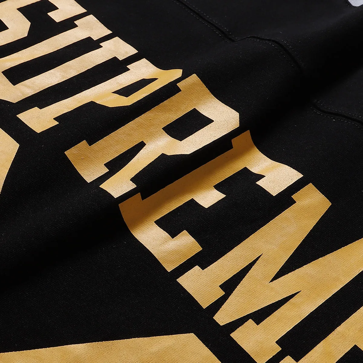 P170 Supreme SS25 WEEK8 Split S/S Football Top patchwork pattern ribbed round neck short-sleeved American fashion football jersey, same style for men and women, black smlxl size shoulder width chest length S 46 52 68 M 47 54 70 L 48 56 72 XL 49 58 74