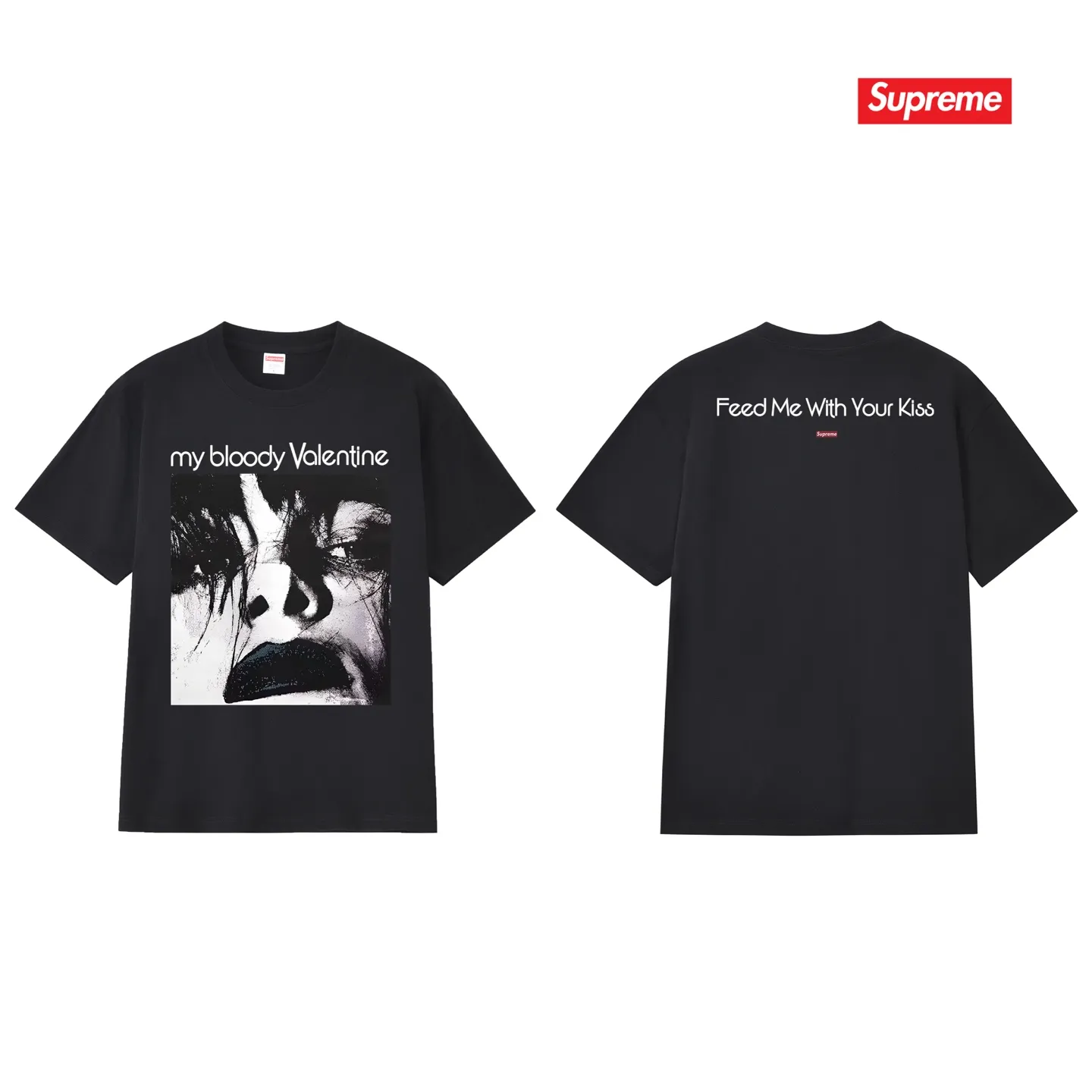 S213 P110💰 Sup music art album round neck short-sleeved T-shirt, same style for men and women, loose fit, made of 260g combed cotton double yarn, all three standards from fabrics to accessories are in compliance with ZP. The slurry printing imported from Matsui Company will never crack. The whole piece is made of three-needle five-thread technology. The neckline-shoulder seam-sleeve seam is double-lined, which looks more three-dimensional and textured.) The same process as the original version, classic version Feel free to compare zp. The whole piece adopts three-needle five-thread craftsmanship (neckline-shoulder seam-sleeve seam double thread, which looks more three-dimensional and textured). It has the same craftsmanship as the original original, classic version. Color: black, white, light gray, pink, navy. Size: S M L XL XXL