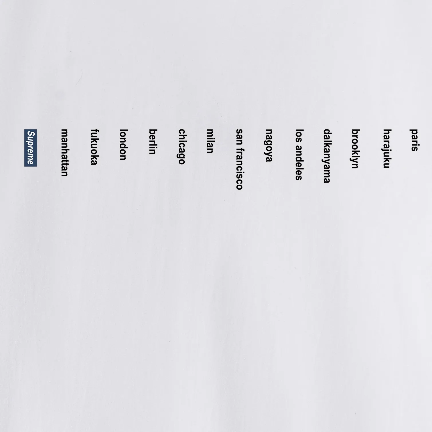 S155 P110💰 Fashion Brand Sup 76SS LOCATION TEE Store City Small Label Short Sleeve T Short Sleeve TEE Loose Loose Fit Made of 260g combed cotton double yarn From fabrics to accessories, all three standards are complete and follow ZP Imported Matsui Company slurry printing will never crack The whole piece is made with a three-needle five-thread process. The collar-shoulder seam-sleeve seam is a double line, which looks more three-dimensional and textured. The process is consistent with the authentic original version, and the classic version is free to compare.