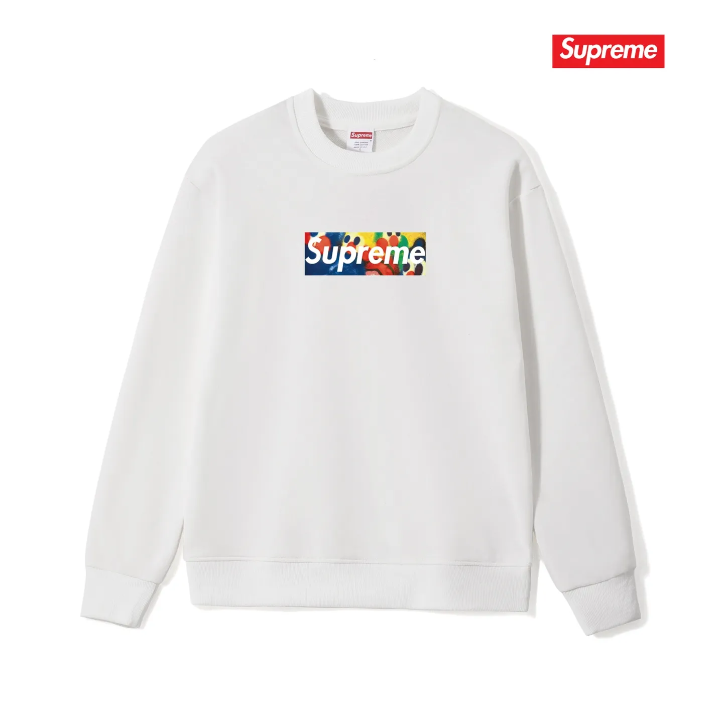 Style No. S1226 #terry p150💰 Plush 160💰 Sup x Olaolu Slawn FW letter print round neck sweatshirt Made of 400 grams of large terry (drop shoulder large version) fabric, soft texture and no pilling Imported environmentally friendly printing glue The pattern is bright and three-dimensional Quality💥Same style for men and women The upper body is trendy Color: black white gray Size: S M L XL XXL