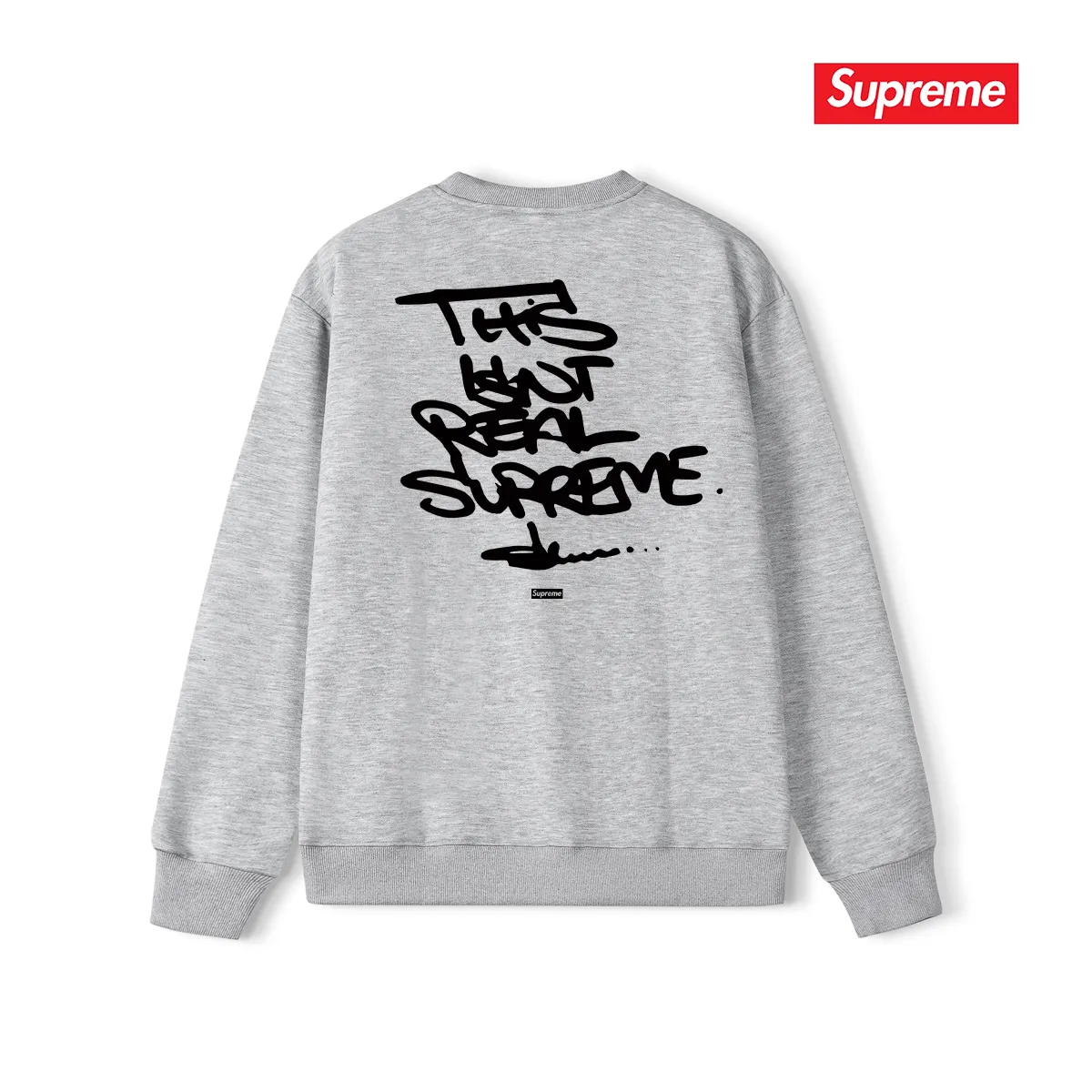 Style No. S1226 #terry p150💰 Plush 160💰 Sup x Olaolu Slawn FW letter print round neck sweatshirt Made of 400 grams of large terry (drop shoulder large version) fabric, soft texture and no pilling Imported environmentally friendly printing glue The pattern is bright and three-dimensional Quality💥Same style for men and women The upper body is trendy Color: black white gray Size: S M L XL XXL
