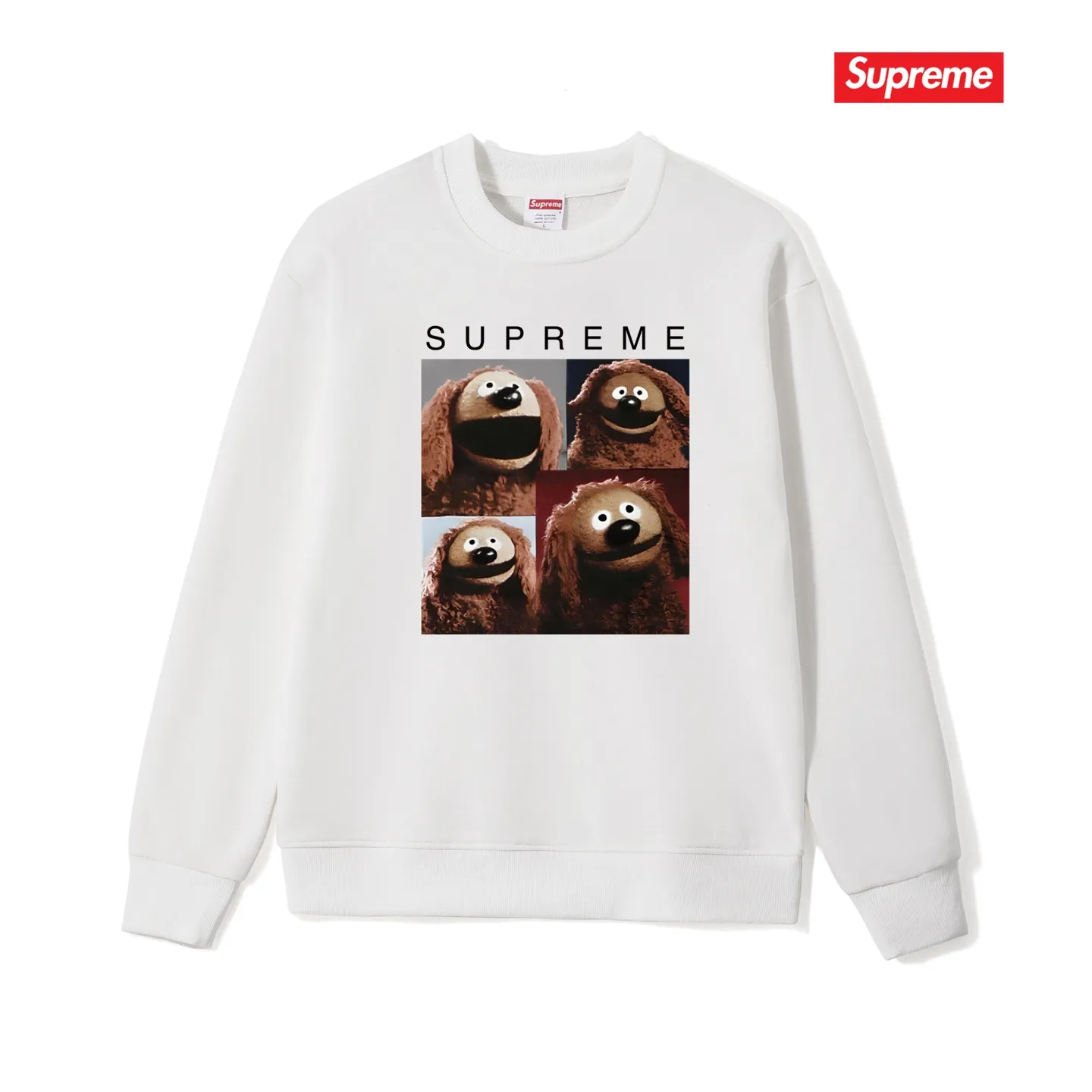 Style No. S1066 #terry p150💰 Velvet 160💰 Supreme SS24 WEEK1 Animation printed round neck sweatshirt Made of 400 grams of large terry (drop shoulder large version) fabric, soft texture and no pilling Imported environmentally friendly printing glue The pattern is bright and three-dimensional Quality💥Same style for men and women The upper body is trendy Color: black white gray Size: S M L XL XXL