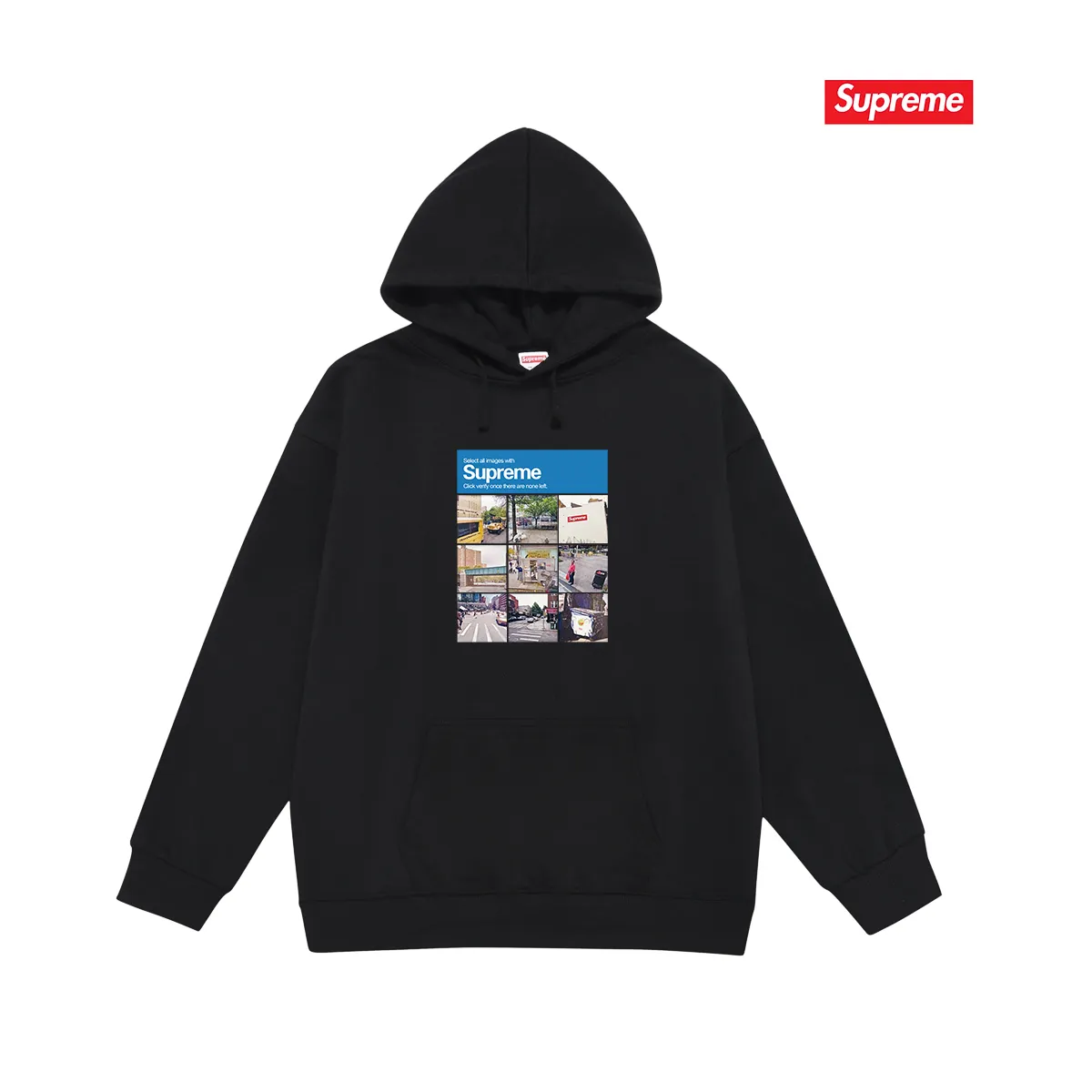 Style number S2006 #terry P160💰 Velvet P170💰 Supreme FW20 Week 1 Verify Tee Logo Google verified printed hooded sweatshirt Made of 400g large terry 430g silver fox velvet (drop shoulder large version) fabric, soft texture and no pilling Imported environmentally friendly printing glue The pattern is bright and three-dimensional Quality 💥Same style for men and women The upper body is trendy Color: black white gray Size: S M L XL XXL