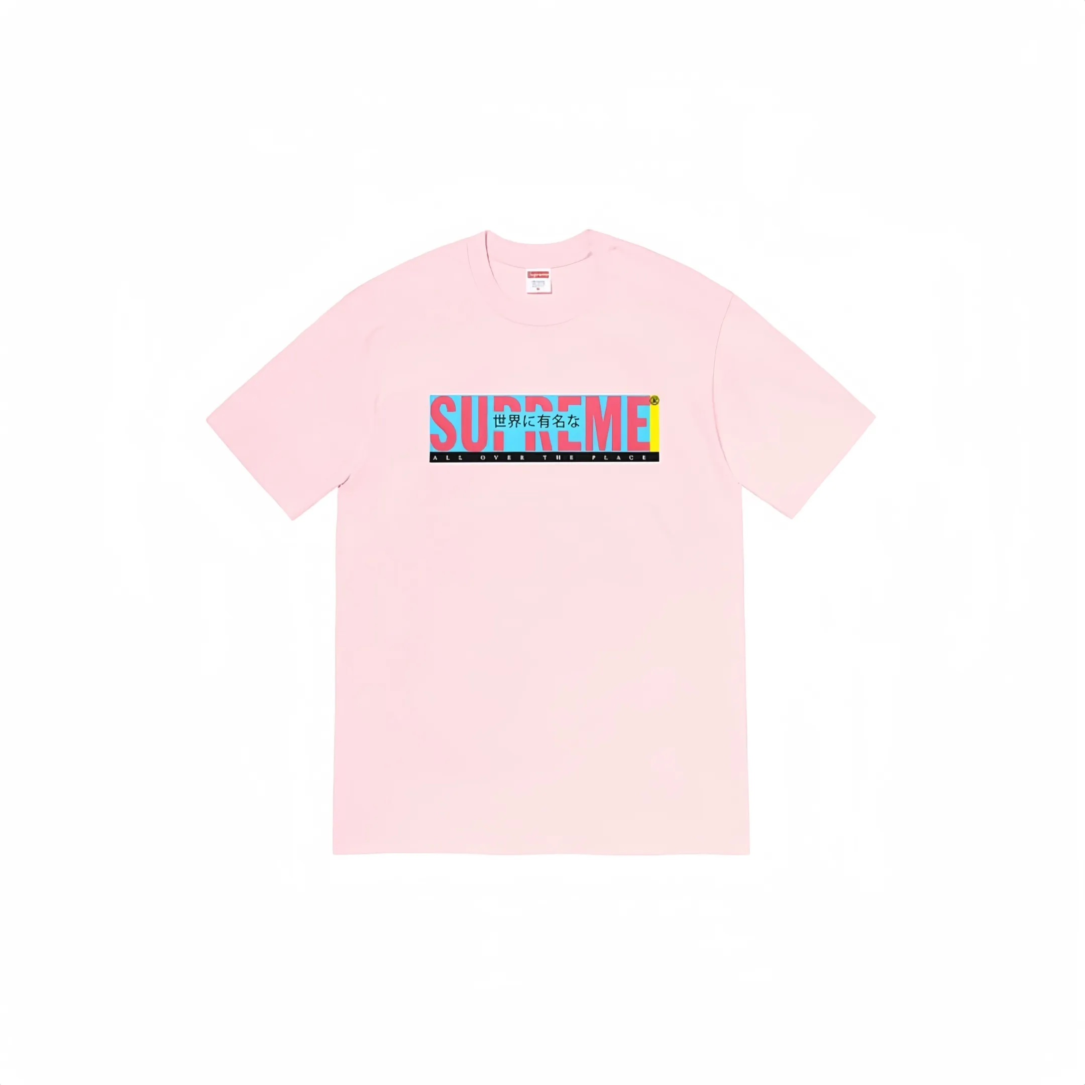 #S64 P110💰 Supreme SS22 Week 1 All Over Tee letter printed short-sleeved T-shirt. The same style for men and women is made of 260g combed cotton double yarn. From fabrics to accessories, all three standards are complete and follow ZP. Imported Matsui company’s slurry printing will never crack. The whole piece is made of three-needle five-thread technology. The neckline-shoulder seam-sleeve seam is double-lined, which looks more three-dimensional and textured.) The same process as the original version, classic version Feel free to compare zp. The whole piece adopts three-needle five-thread craftsmanship (neckline-shoulder seam-sleeve seam double thread, which looks more three-dimensional and textured). It has the same craftsmanship as the original original, classic version. Color: black, white, navy blue, rice dumpling pink, size: S M L XL XXL