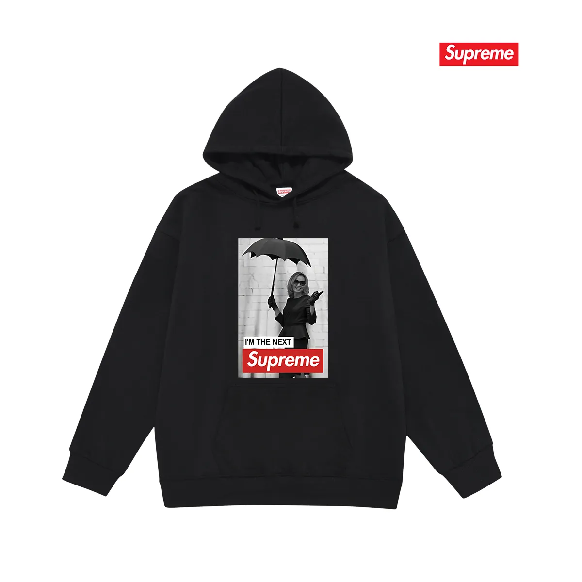 Style No. S2184 #terry P160💰 Velvet P170💰 Sup FW24 Casual Comfortable hooded sweatshirt with character pattern on the chest Made of 400g large terry 430g silver fox velvet (off-shoulder large version) fabric Soft and non-pilling Imported environmentally friendly printing glue The pattern is bright and three-dimensional Quality 💥Same style for men and women The upper body is trendy Color: black white gray Size: S M L XL XXL
