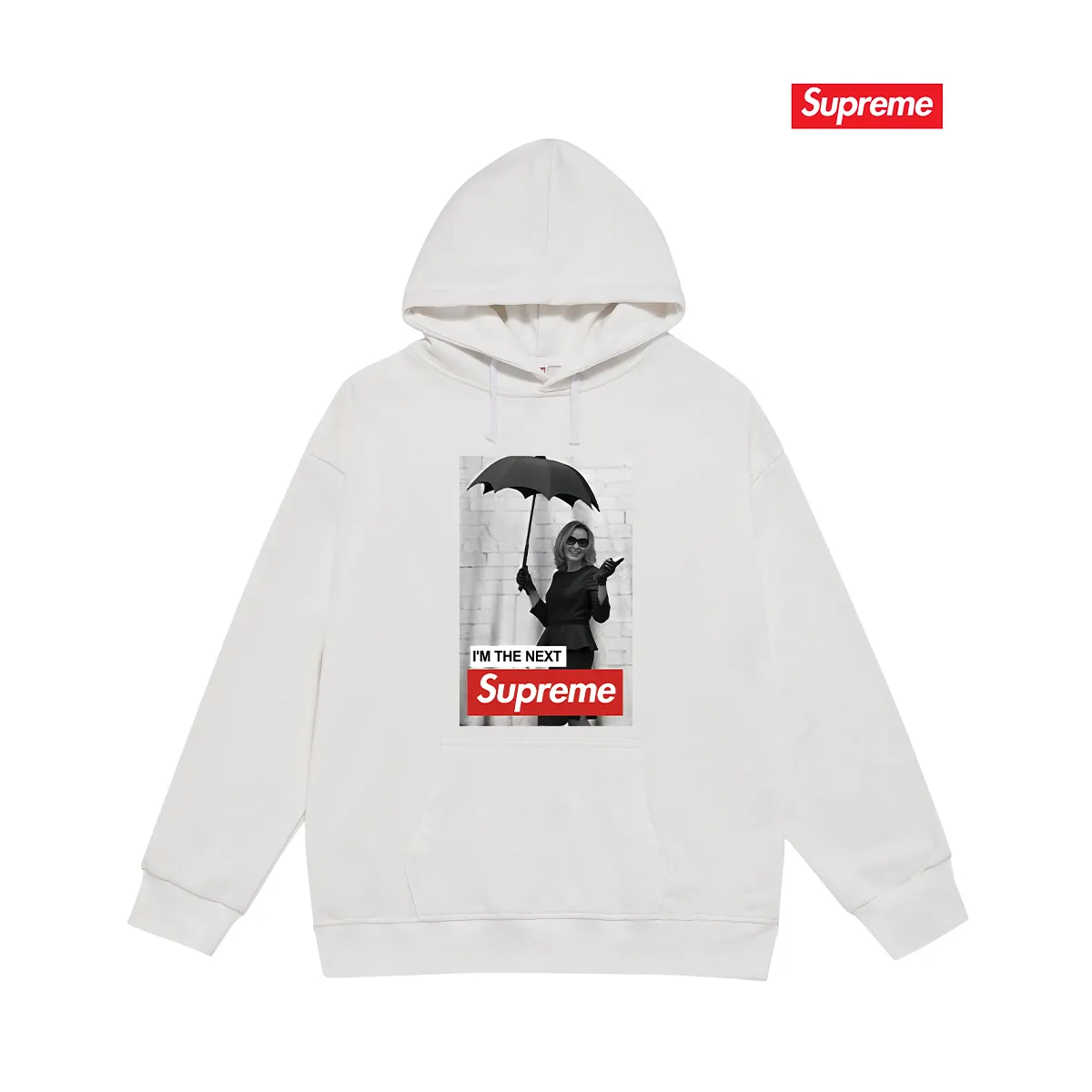 Style No. S2184 #terry P160💰 Velvet P170💰 Sup FW24 Casual Comfortable hooded sweatshirt with character pattern on the chest Made of 400g large terry 430g silver fox velvet (off-shoulder large version) fabric Soft and non-pilling Imported environmentally friendly printing glue The pattern is bright and three-dimensional Quality 💥Same style for men and women The upper body is trendy Color: black white gray Size: S M L XL XXL