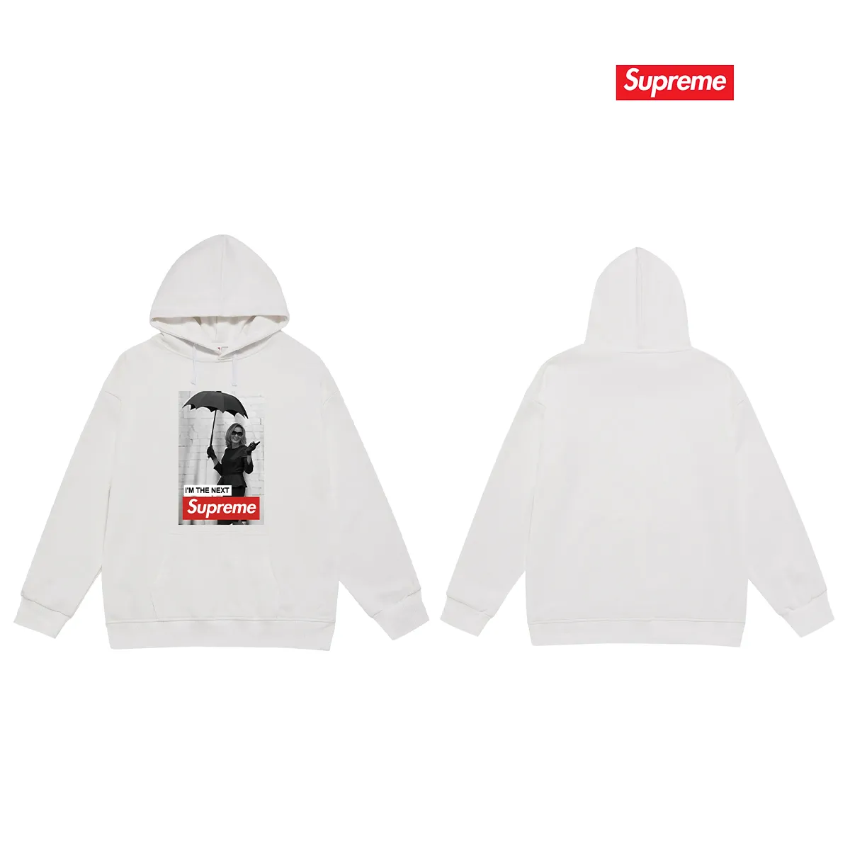 Style No. S2184 #terry P160💰 Velvet P170💰 Sup FW24 Casual Comfortable hooded sweatshirt with character pattern on the chest Made of 400g large terry 430g silver fox velvet (off-shoulder large version) fabric Soft and non-pilling Imported environmentally friendly printing glue The pattern is bright and three-dimensional Quality 💥Same style for men and women The upper body is trendy Color: black white gray Size: S M L XL XXL